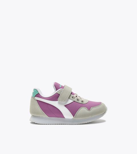 Sports shoes - Kids 4-8 years SIMPLE RUN PS MULBERRY/WHITE - Diadora