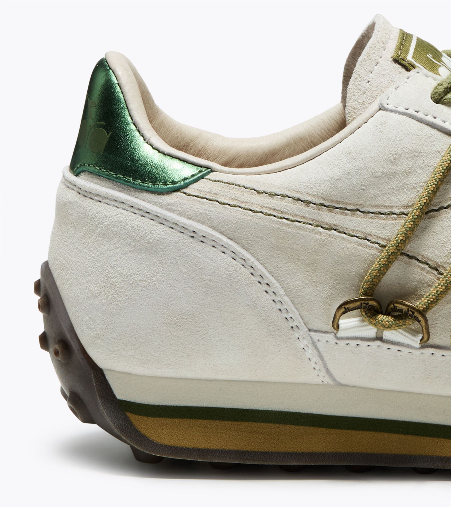 Leather Sneaker - Low-Profile - All-gender RALLY FLOW WN PRISTINE WHITE - Diadora