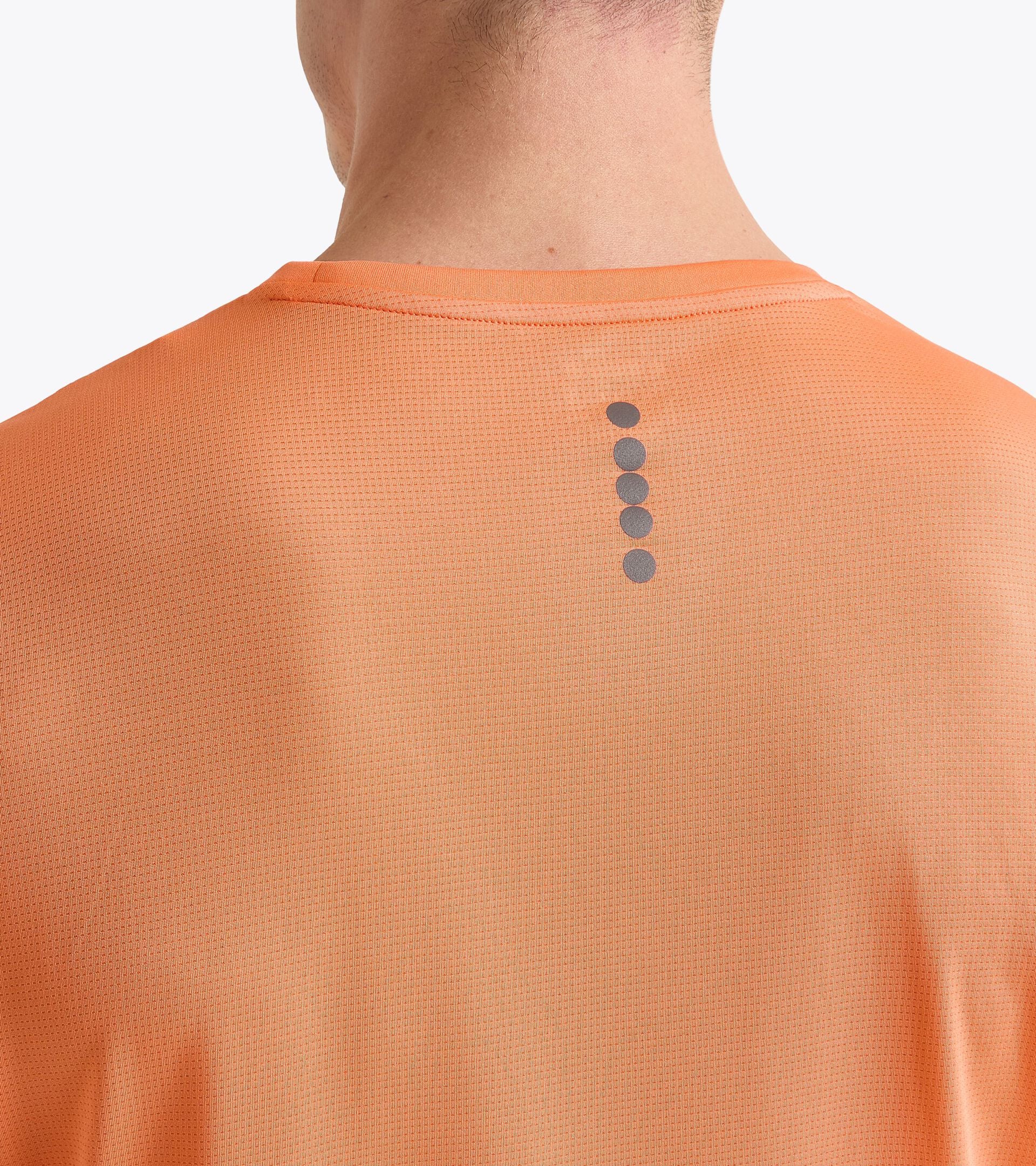 Sports t-shirt - Men RUN SS T-SHIRT ORANGE NECTARINE - Diadora