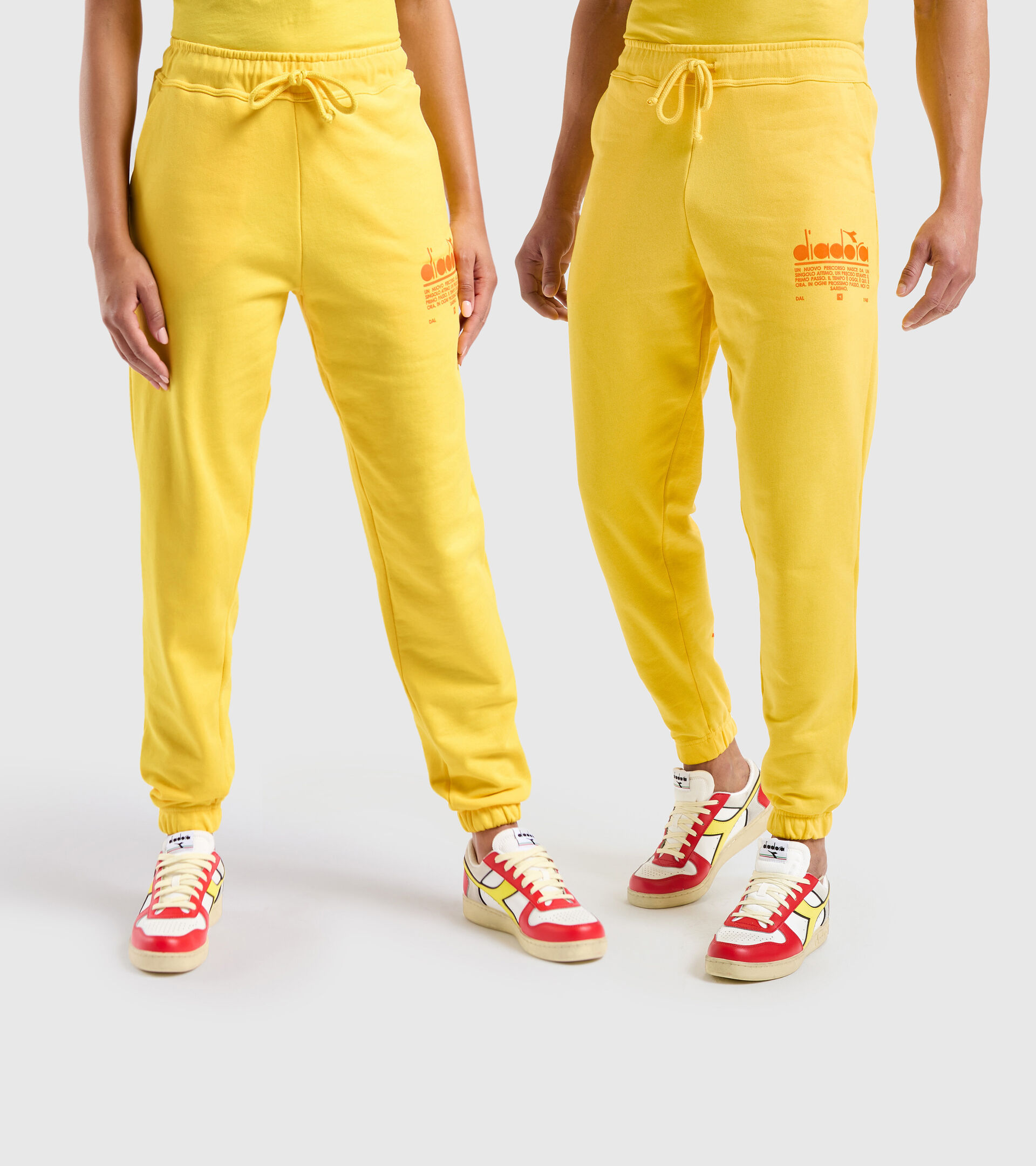 Cotton joggers - Unisex PANT MANIFESTO YELLOW LENS - Diadora