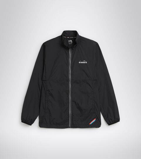 PACKABLE WIND JACKET, BLACK Running windbreaker - Men PACKABLE WIND JACKET BLACK - Diadora