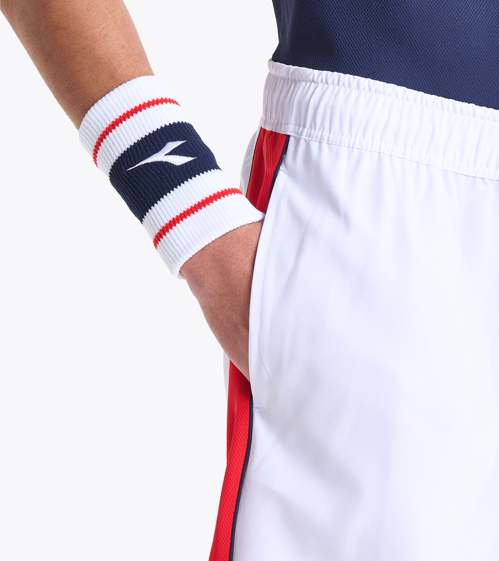 Tennis shorts - Men BERMUDA ICON OPTICAL WHITE - Diadora