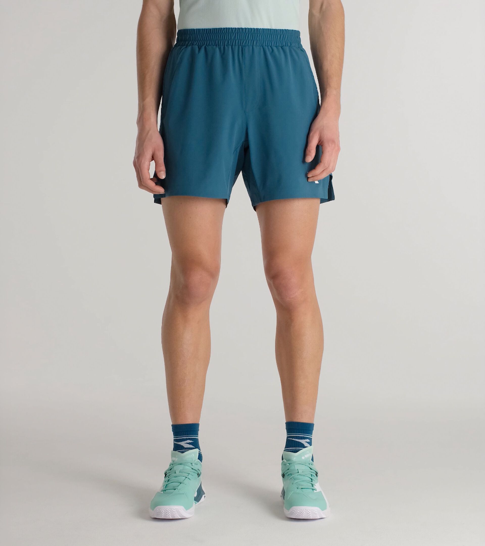 6&rsquo;&rsquo; Shorts with FIBRAZERO Technology - Competition - Men&rsquo;s
 SHORTS MATCH FIBRAZERO SPRUCE GREEN - Diadora