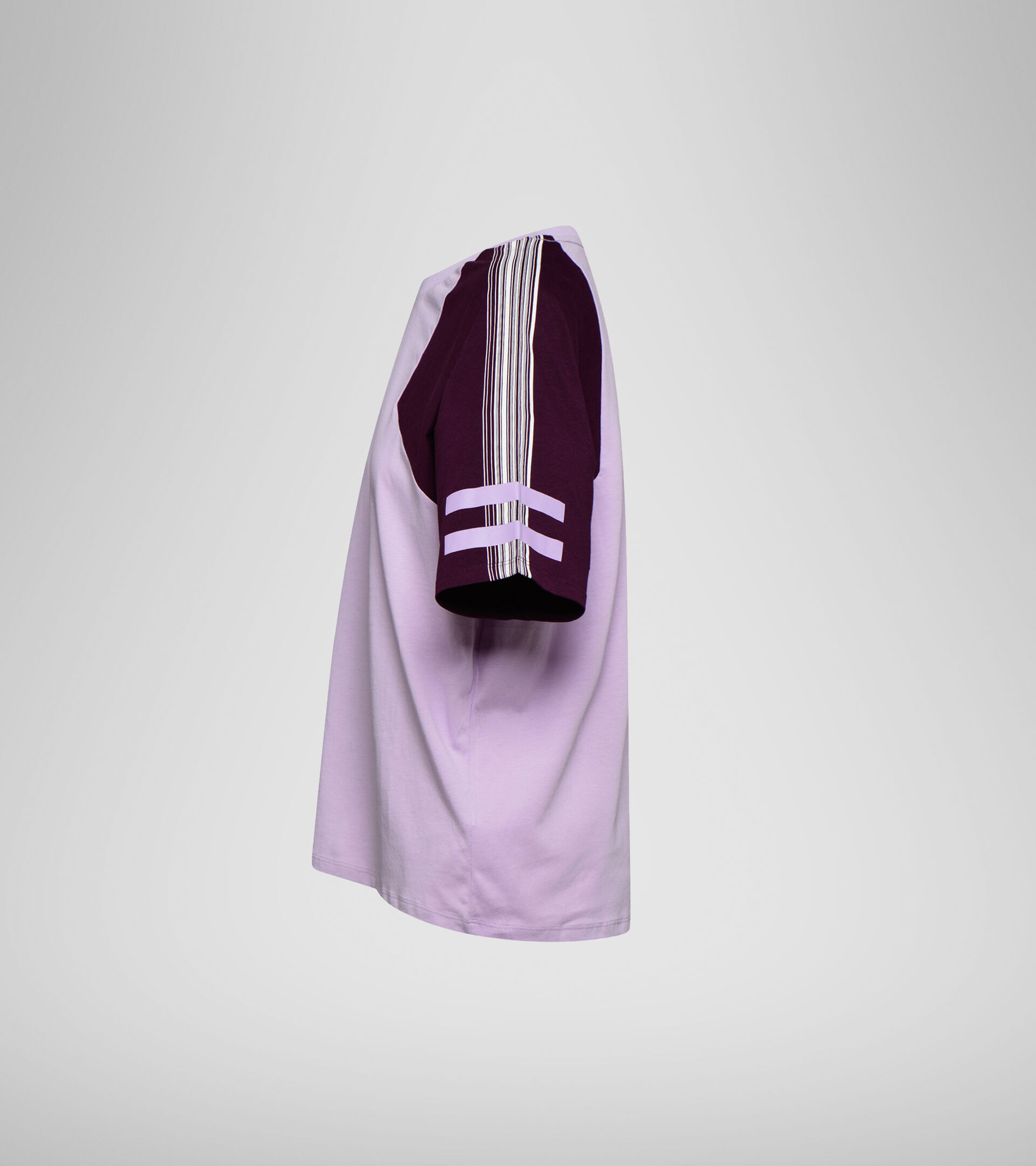 T-shirt - Women L. SS T-SHIRT BLKBAR VIOLET ORCHID - Diadora
