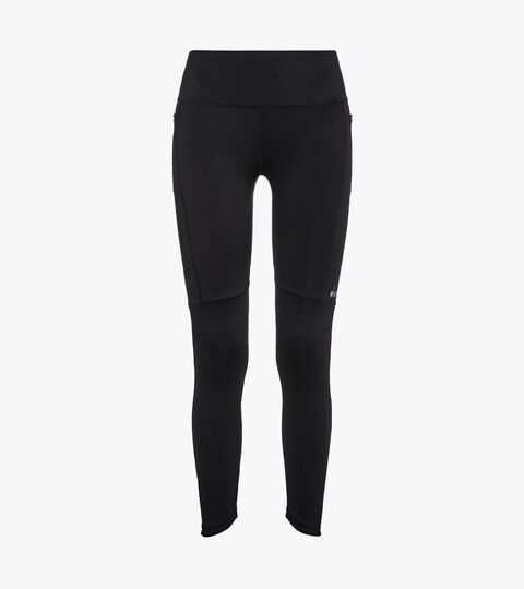 Leggings de running - Femme L. TIGHTS RUN CREW NOIR - Diadora