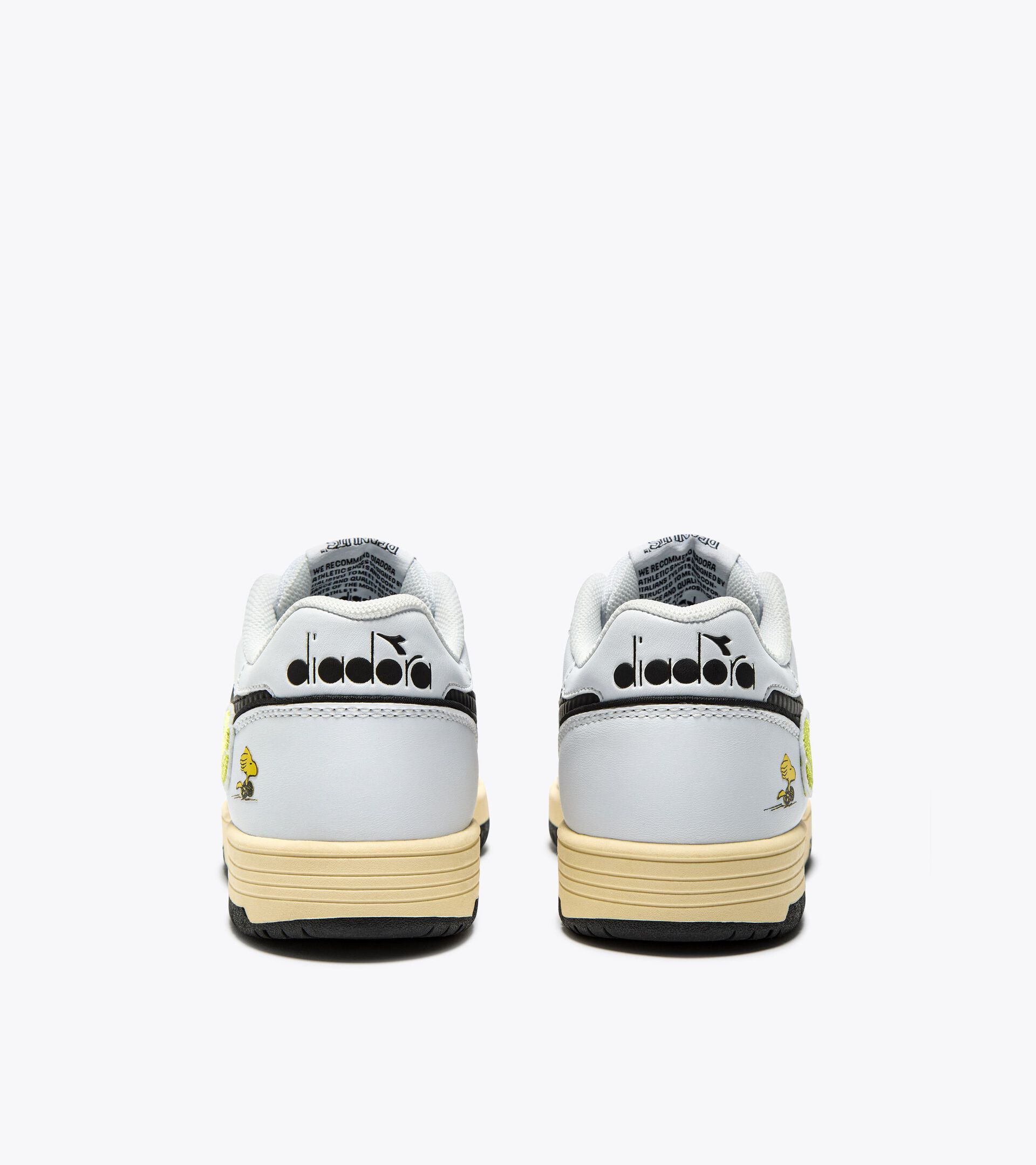 Sneakers de sport Peanuts - Garçon et fille - 4-8 ans DEUCE PEANUTS PATCH PS BLANC/NOIR (C0351). - Diadora