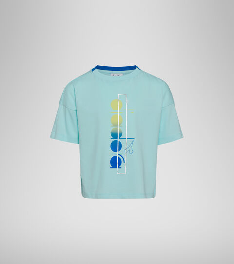 T-shirt - Filles JG. T-SHIRT SS LOGO MANIA BLEU TEINTE - Diadora