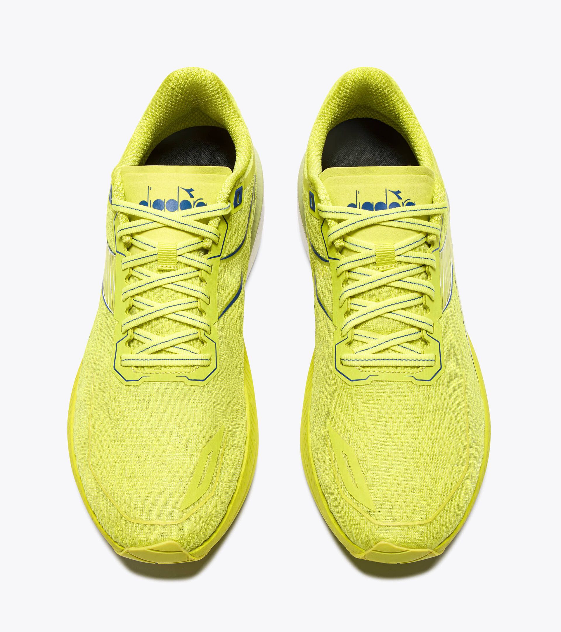 Zapatilla de running - Estabilidad y ligereza - Hombre MYTHOS BLUSHIELD VOLO 5 SULPHUR SPRING/SURF THE WEB - Diadora