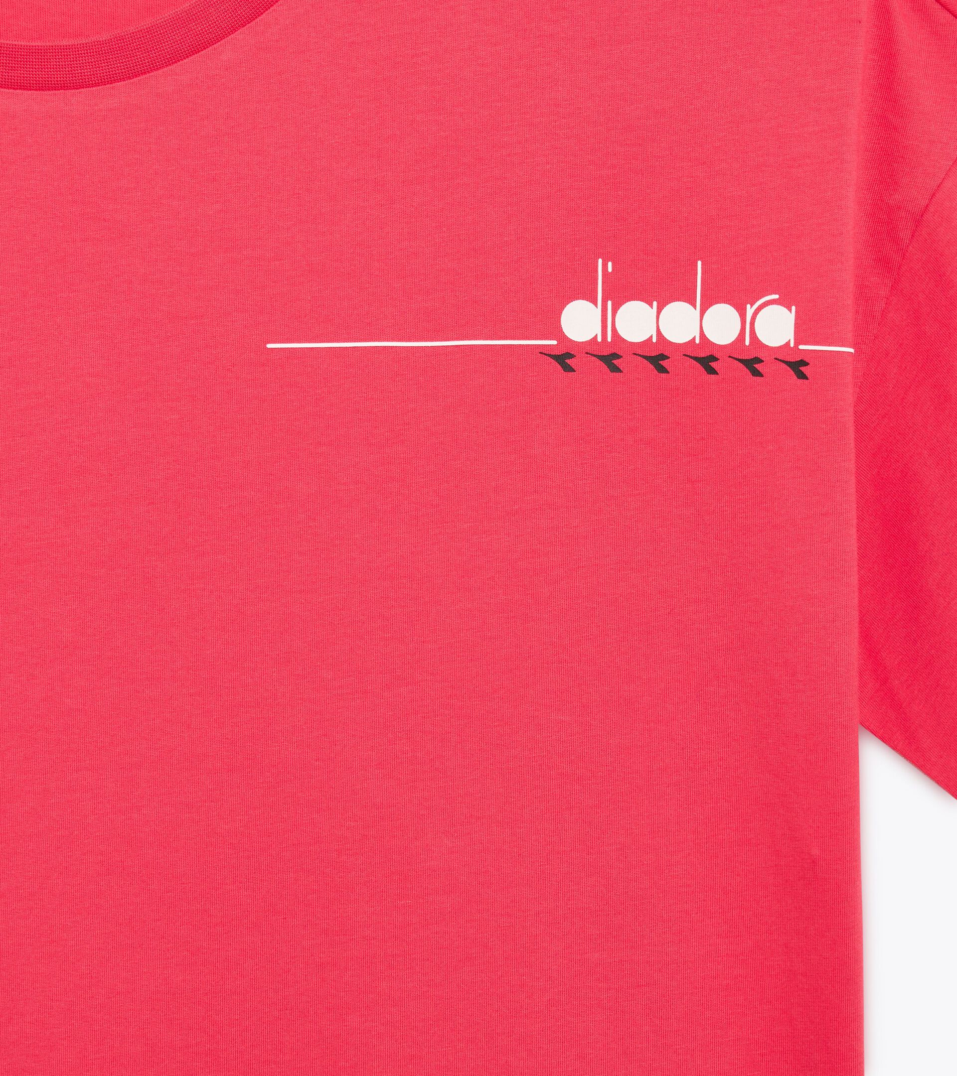 Cotton t-shirt - Comfort fit  - Women’s L. T-SHIRT SS II ESS. SPORTS TOMATO - Diadora