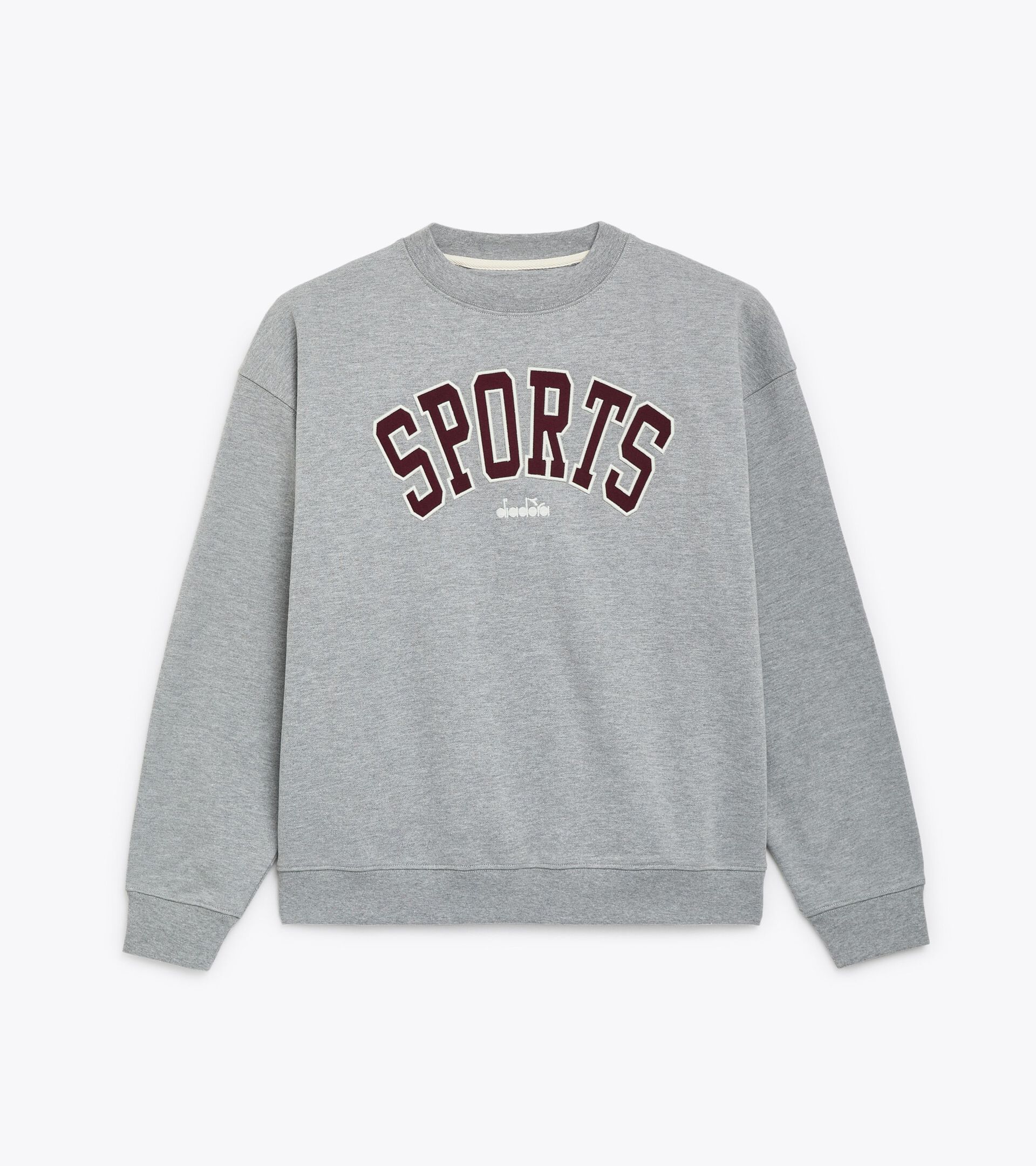 Sweatshirt mit Crewneck - Made in Italy - Gender Neutral SWEATSHIRT CREW LEGACY HOCHHAUS MELANGE - Diadora