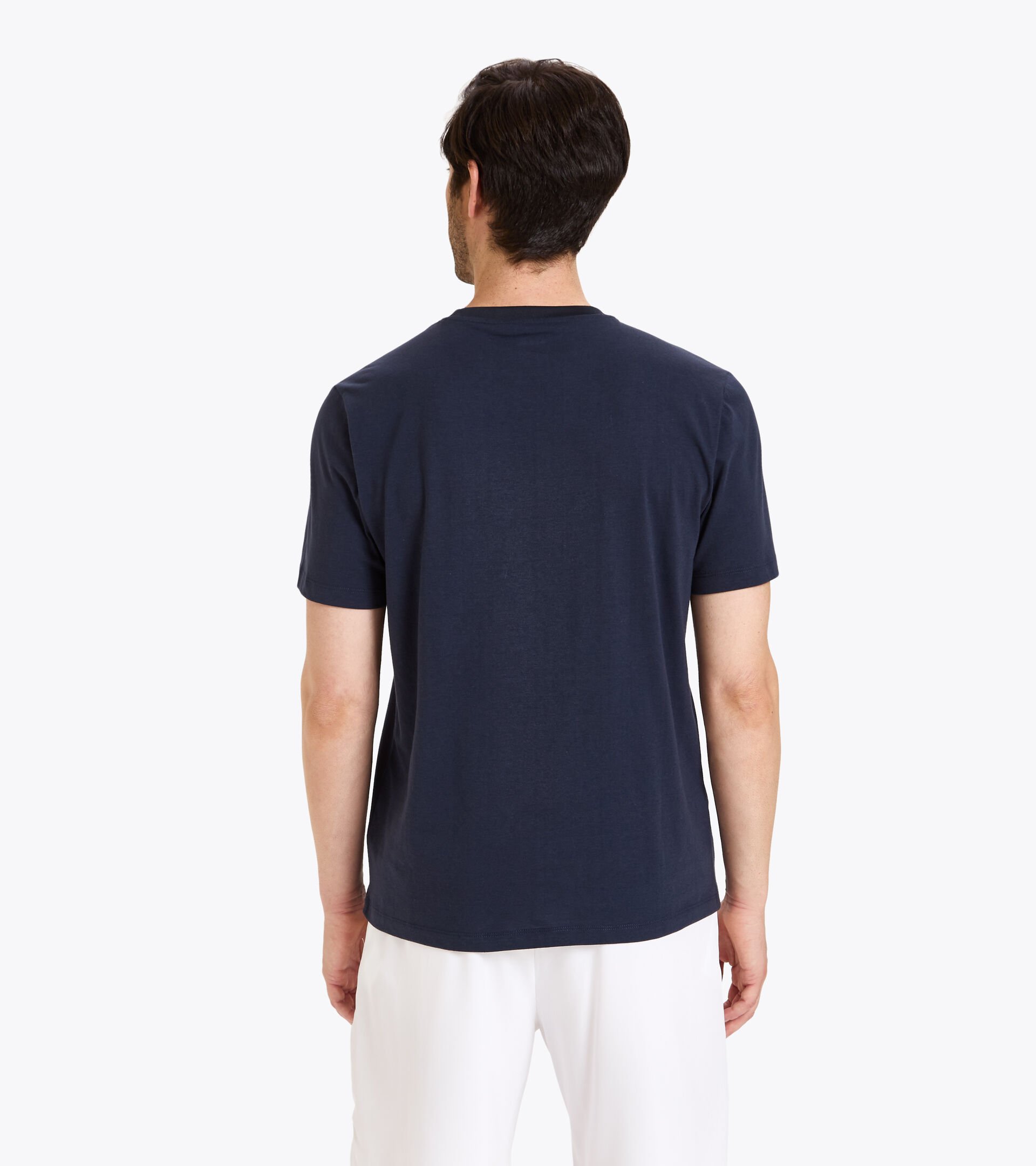 Tennis T-shirt - Men SS T-SHIRT DIADORA CLUB BLUE DENIM - Diadora