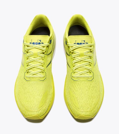MYTHOS BLUSHIELD VOLO 5, SULPHUR SPRING/SURF THE WEB Running shoe - Stability and lightness - Men’s MYTHOS BLUSHIELD VOLO 5 SULPHUR SPRING/SURF THE WEB - Diadora