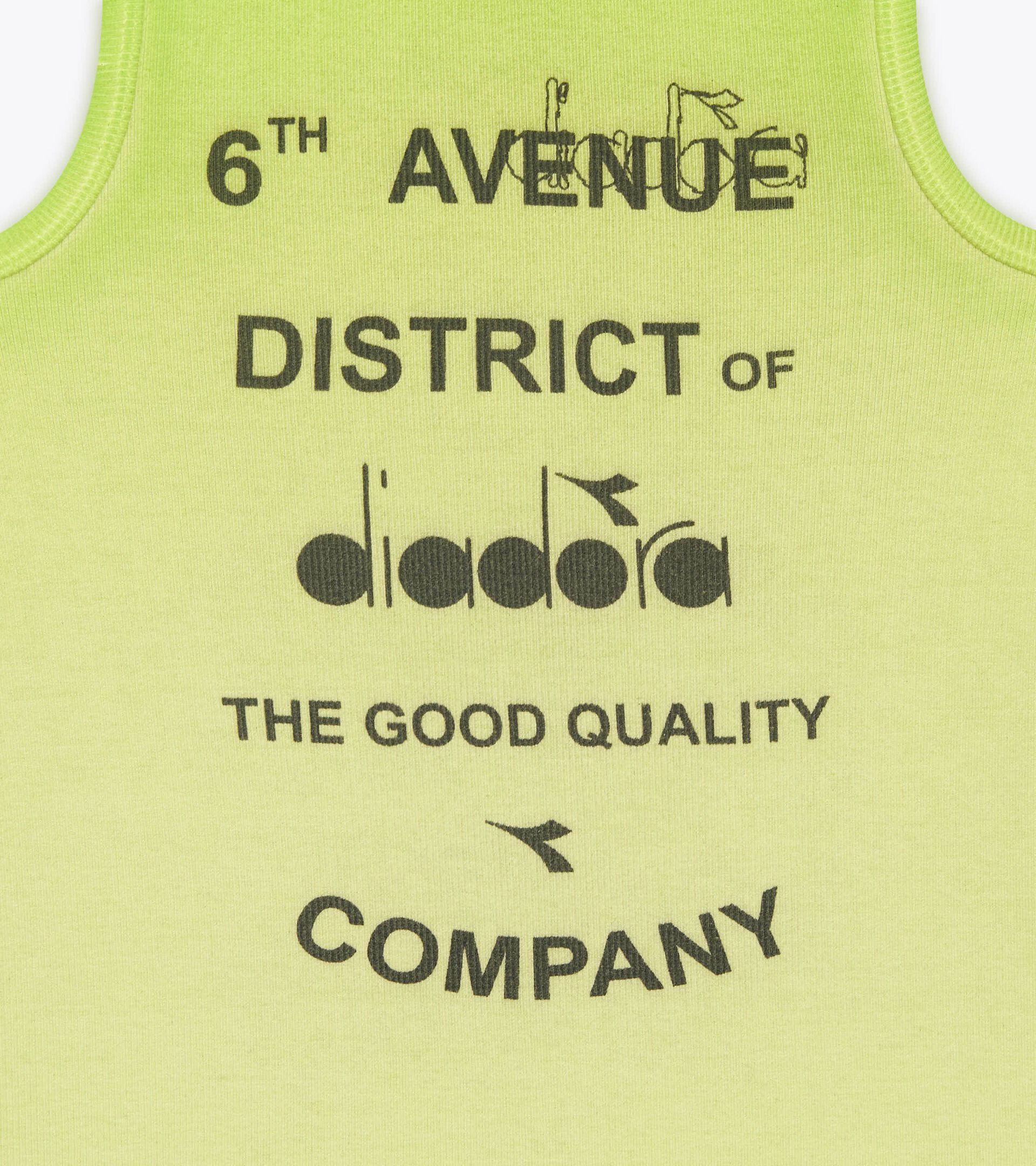 Sporty ribbed dress - Girl JG. DRESS DISTRICT CITRON VERT - Diadora
