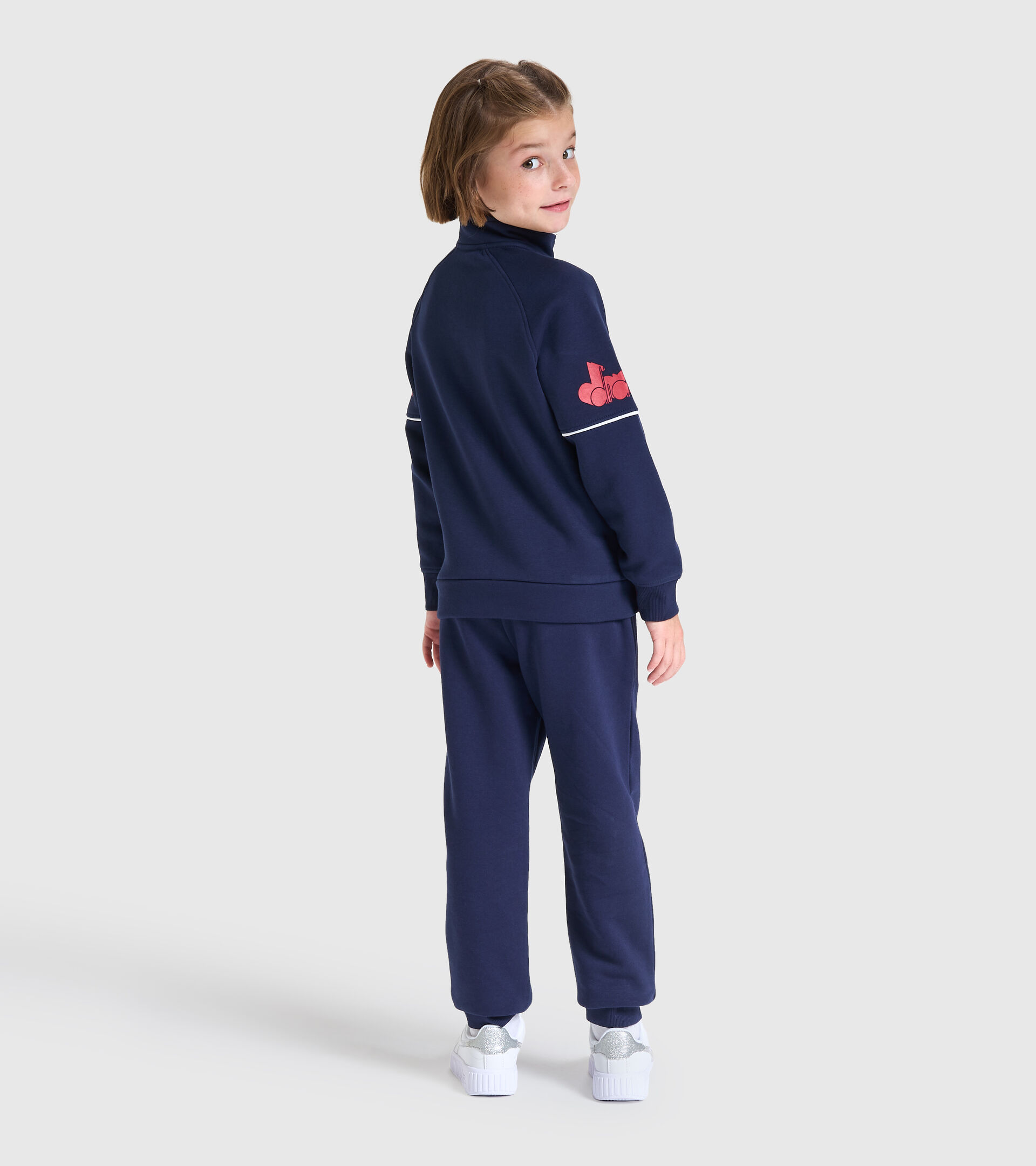 Trainingsanzug - Kinder JU. FZ TRACKSUIT CUBIC CABAN BLAU - Diadora