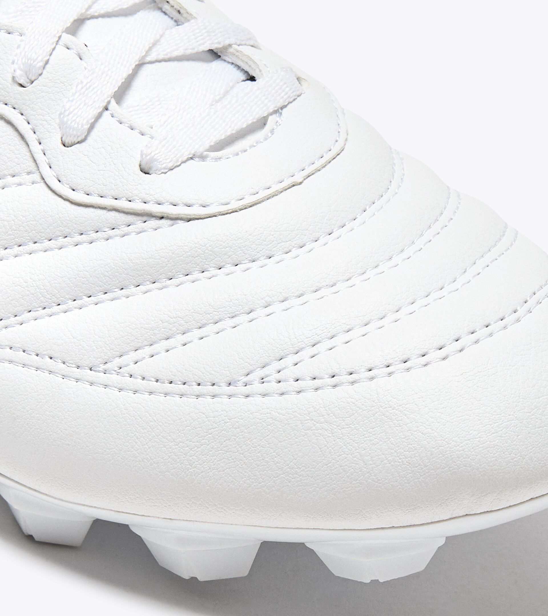 Calcio boots for firm ground - Men's BRASIL R LPU WHITE/BLACK - Diadora