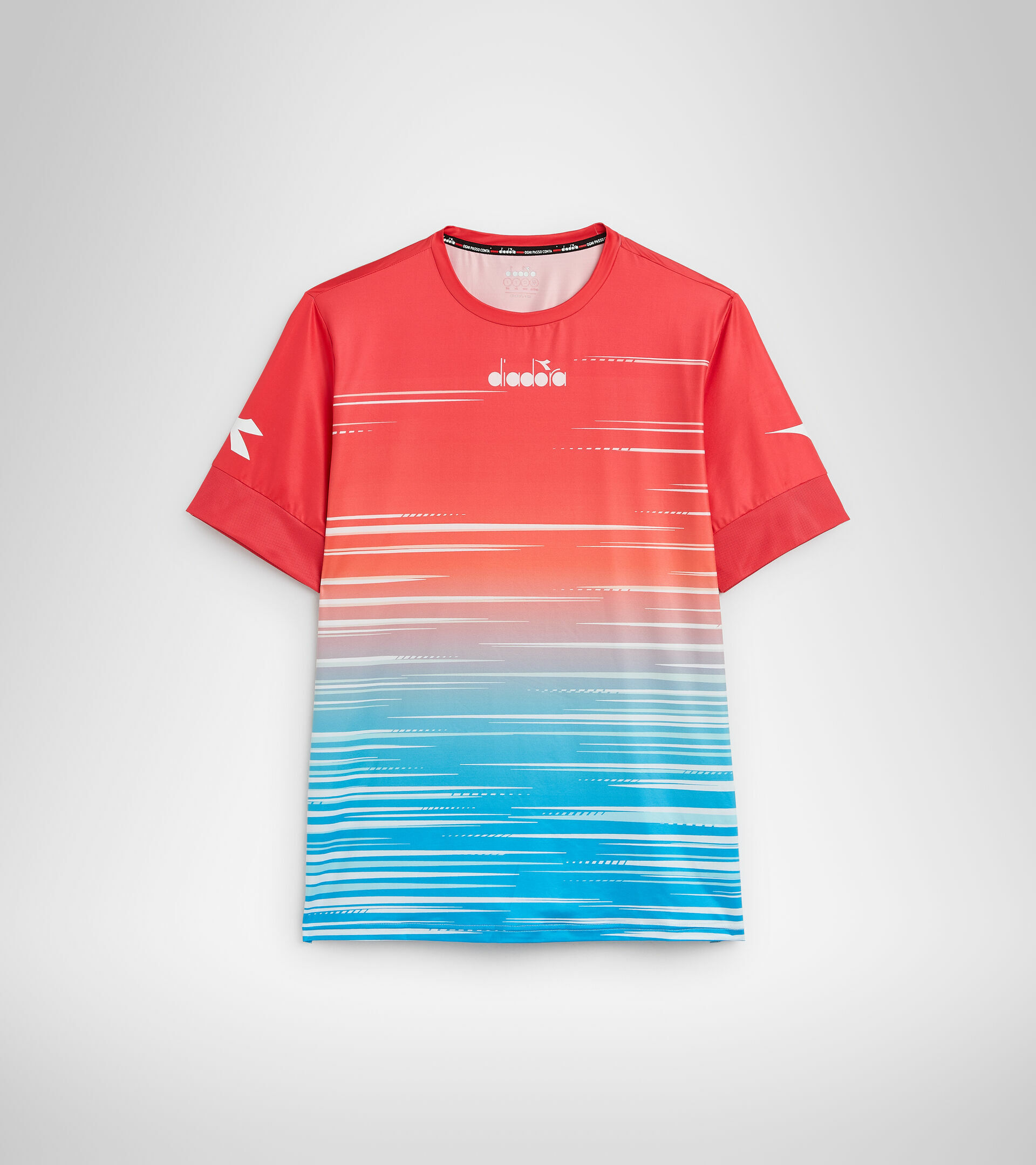 Tennis-T-Shirt - Herren SS T-SHIRT ICON LAGUNE SONNENAUFGANG - Diadora