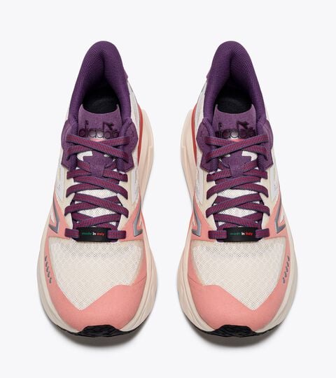 ATOMO V7000-2, BLCO MURMURRAR/MELOCOTON AMBA Zapatillas de running Made in Italy - Ligereza y amortiguación - Para todos los géneros ATOMO V7000-2 BLCO MURMURRAR/MELOCOTON AMBA - Diadora
