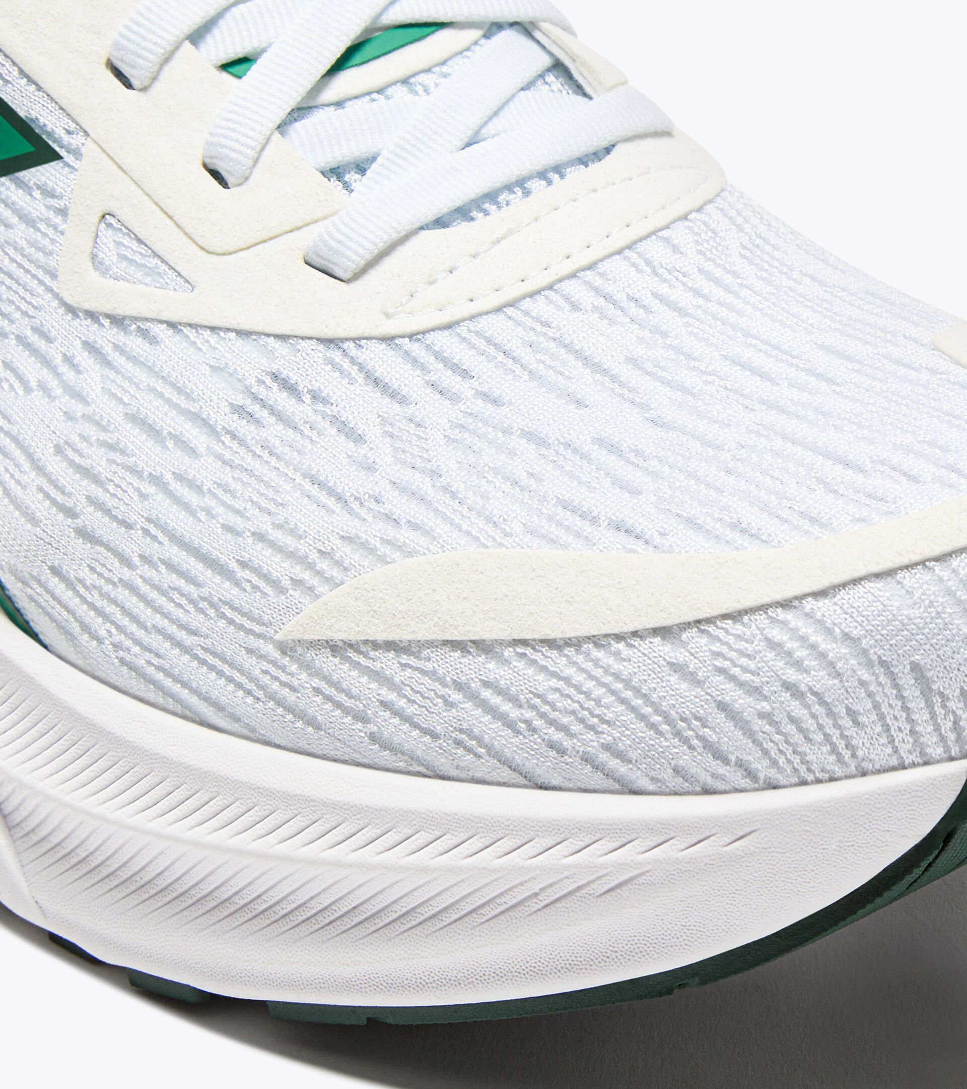 Running shoe - Comfort and stability - Men's NUCLEO 2 WHITE/BOSPHORUS - Diadora