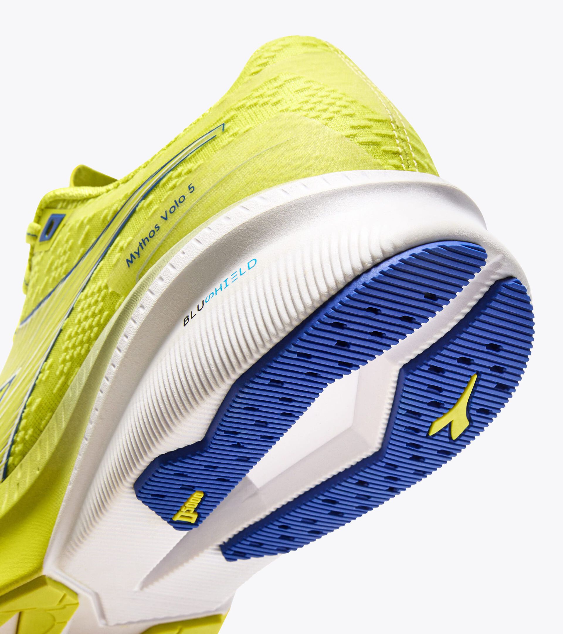 Zapatilla de running - Estabilidad y ligereza - Hombre MYTHOS BLUSHIELD VOLO 5 SULPHUR SPRING/SURF THE WEB - Diadora