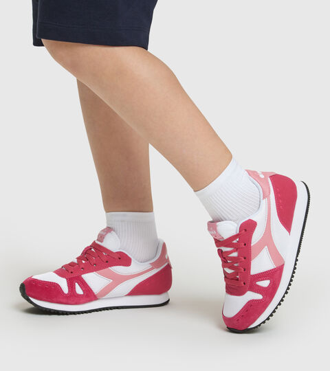 SIMPLE RUN GS, RASPBERRY SORBET/BRANDIED APRI Sports shoes - Youth 8-16 years SIMPLE RUN GS RASPBERRY SORBET/BRANDIED APRI - Diadora