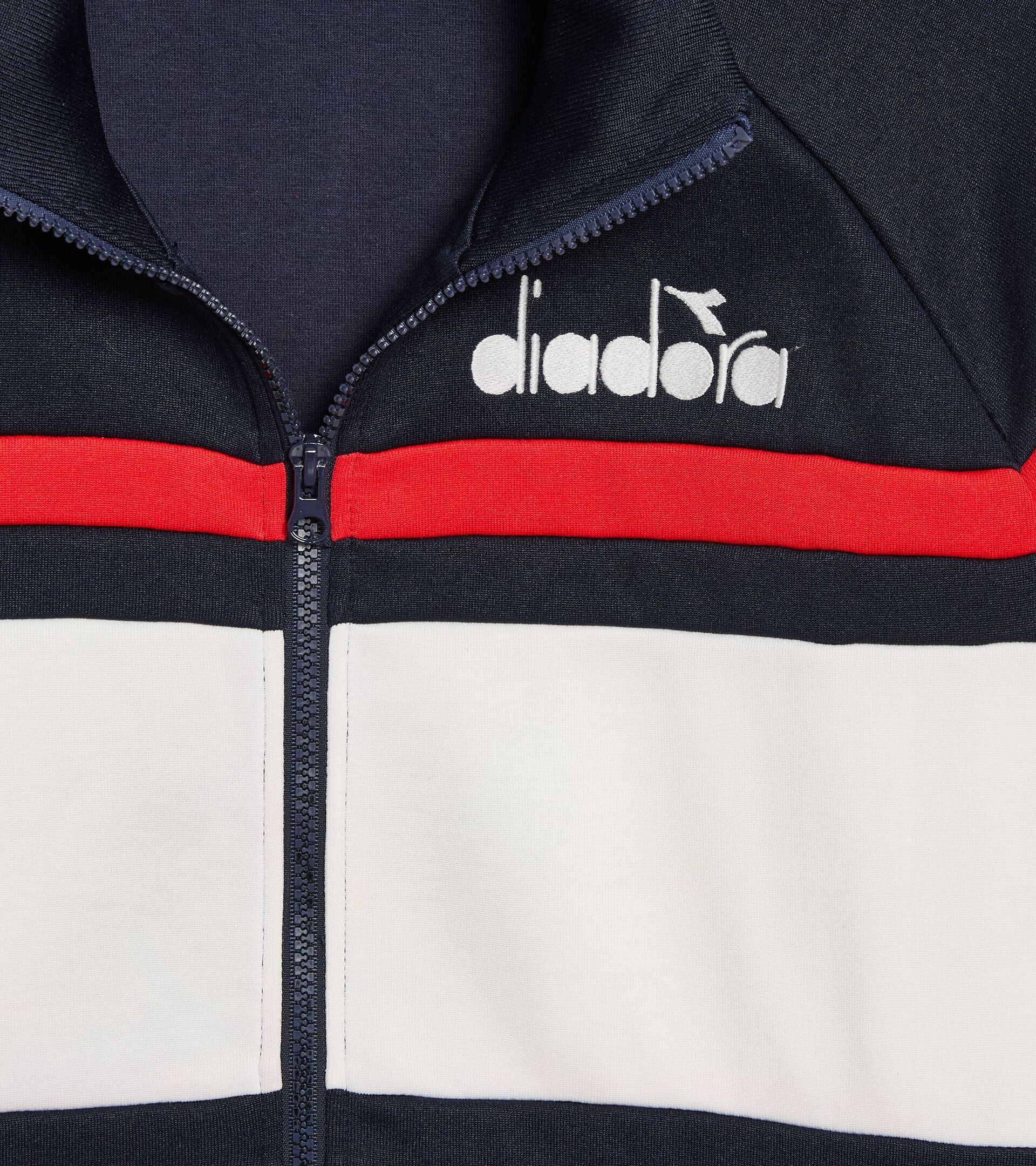 80s-inspired sports jacket - All-gender JACKET 80S BLUE DENIM - Diadora