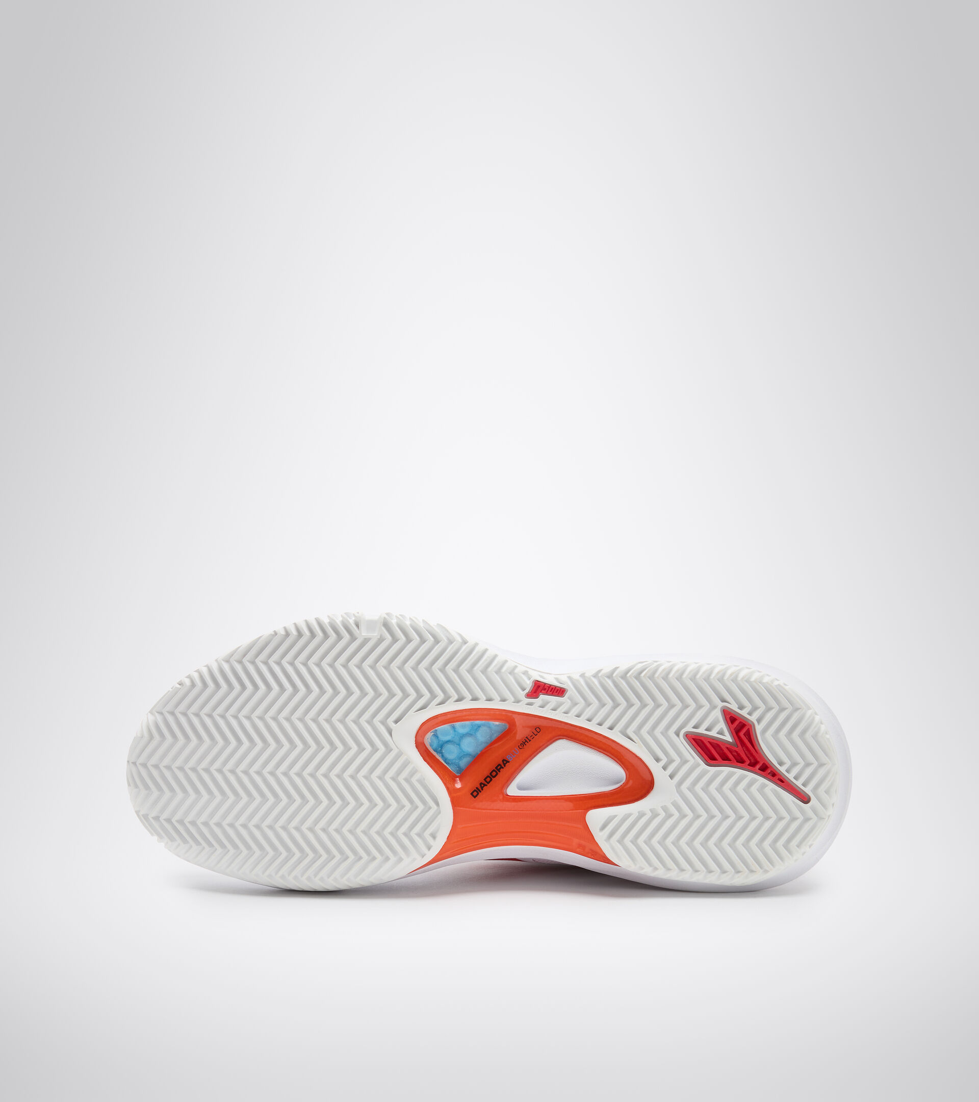 Clay court tennis shoe - Women SPEED BLUSHIELD FLY 3 + W CLAY WHITE/FIERY RED - Diadora