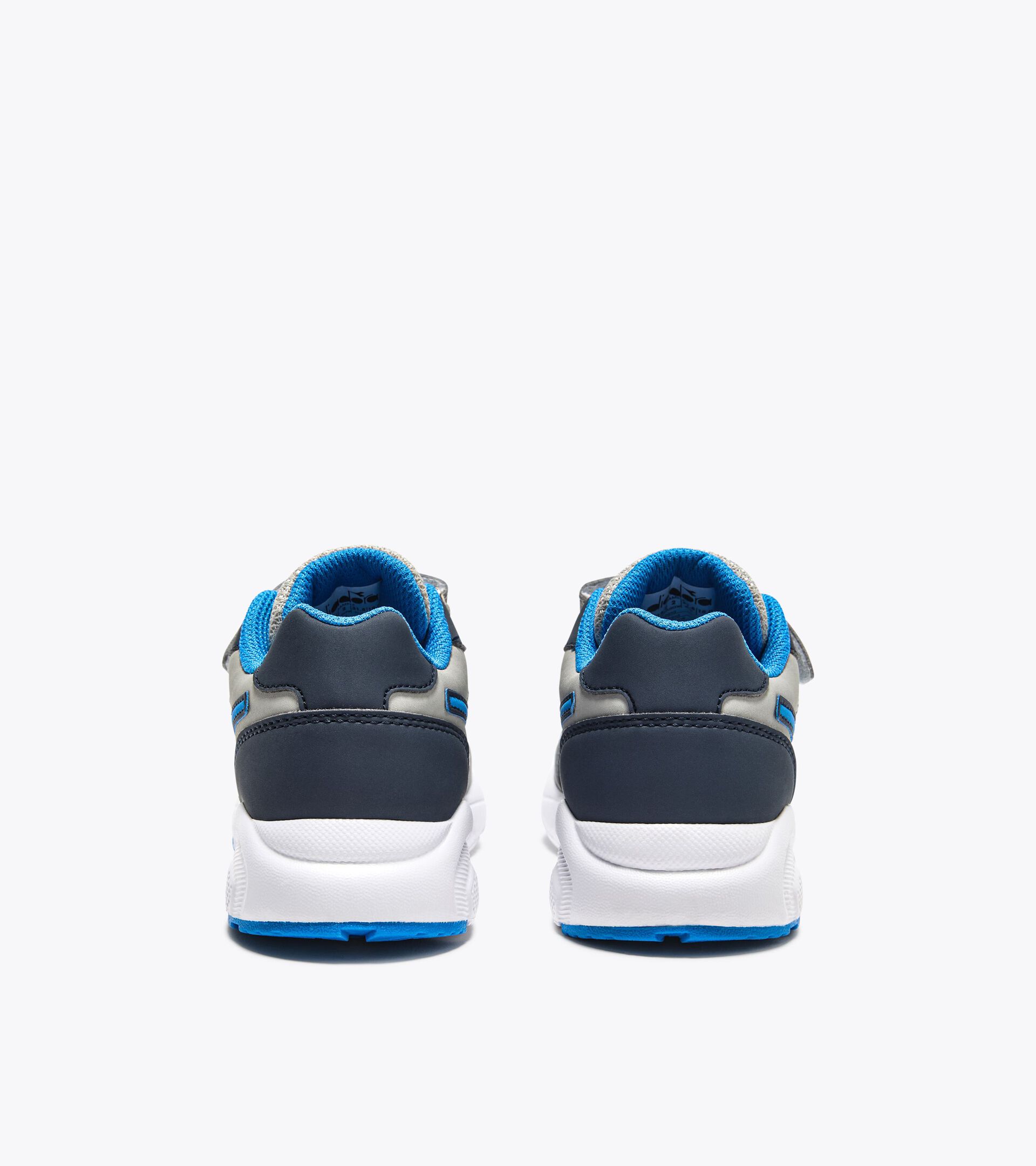 Junior running shoe - All-Gender FALCON 5 JR V SILVER DD/PALACE BLUE - Diadora