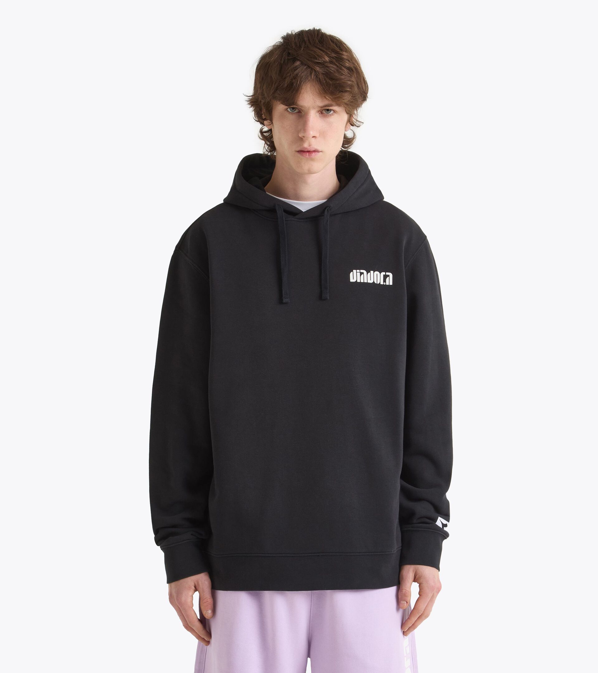 Casual hoodie - All-gender
HOODIE ATHL. LOGO BLACK - Diadora