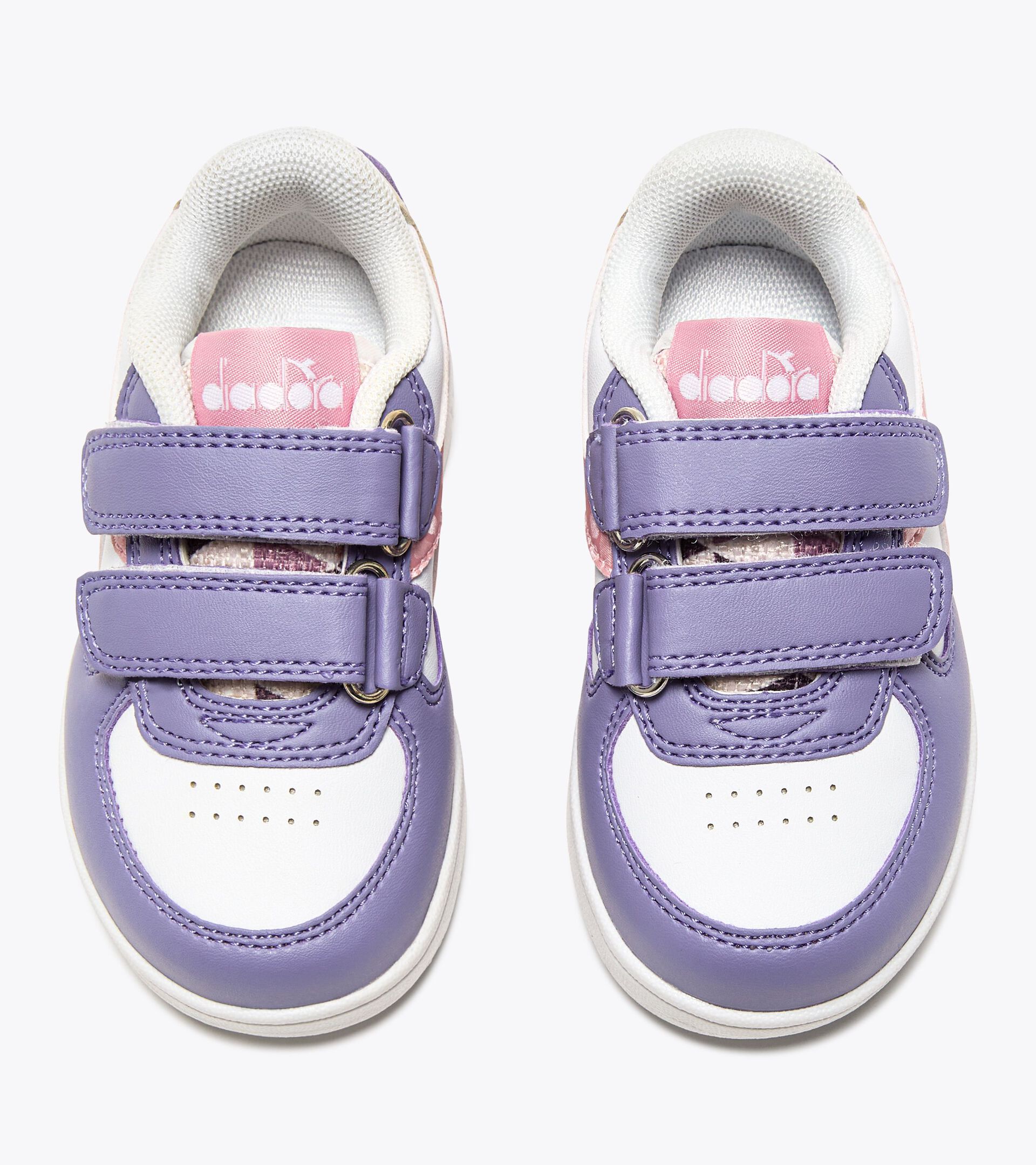 Sports shoes - Toddlers - 1-4 years old RAPTOR LOW SPOTTED TD WHITE/DAYBREAK/ROSE ELEGANCE - Diadora