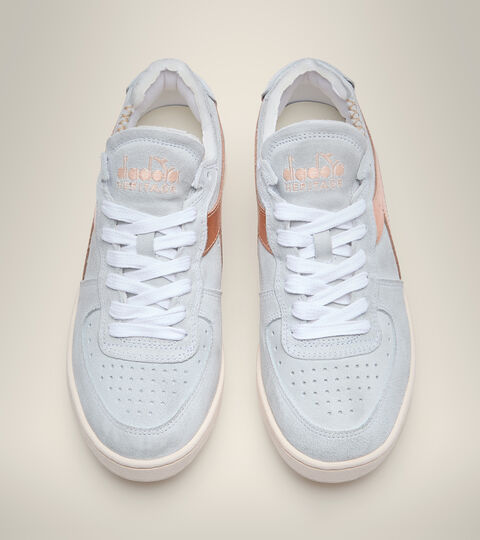 MI BASKET ROW CUT AMBER SUEDE WN, ROSE VILLA ESPAGNOL Chaussures Heritage - Femme MI BASKET ROW CUT AMBER SUEDE WN ROSE VILLA ESPAGNOL - Diadora