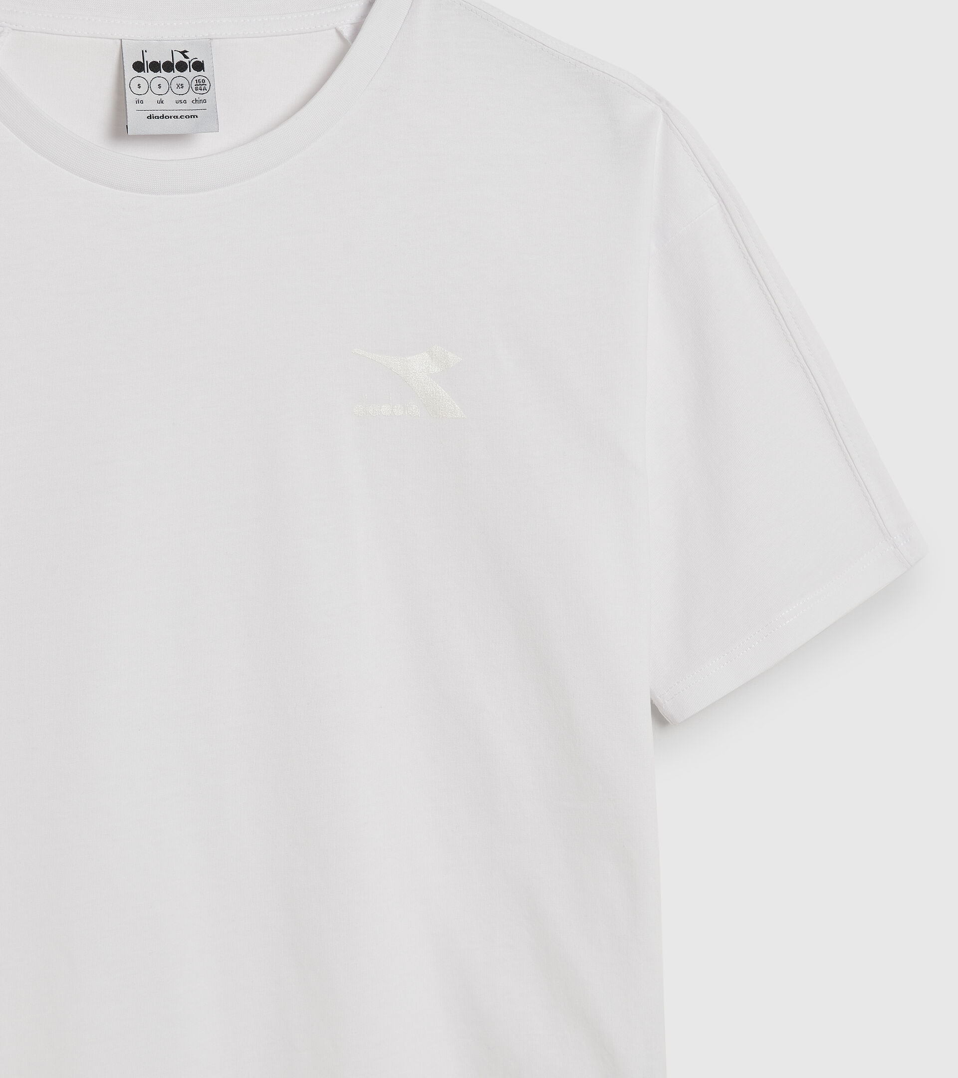 Cotton sports T-shirt - Women L.T-SHIRT SS CHROMIA OPTICAL WHITE - Diadora