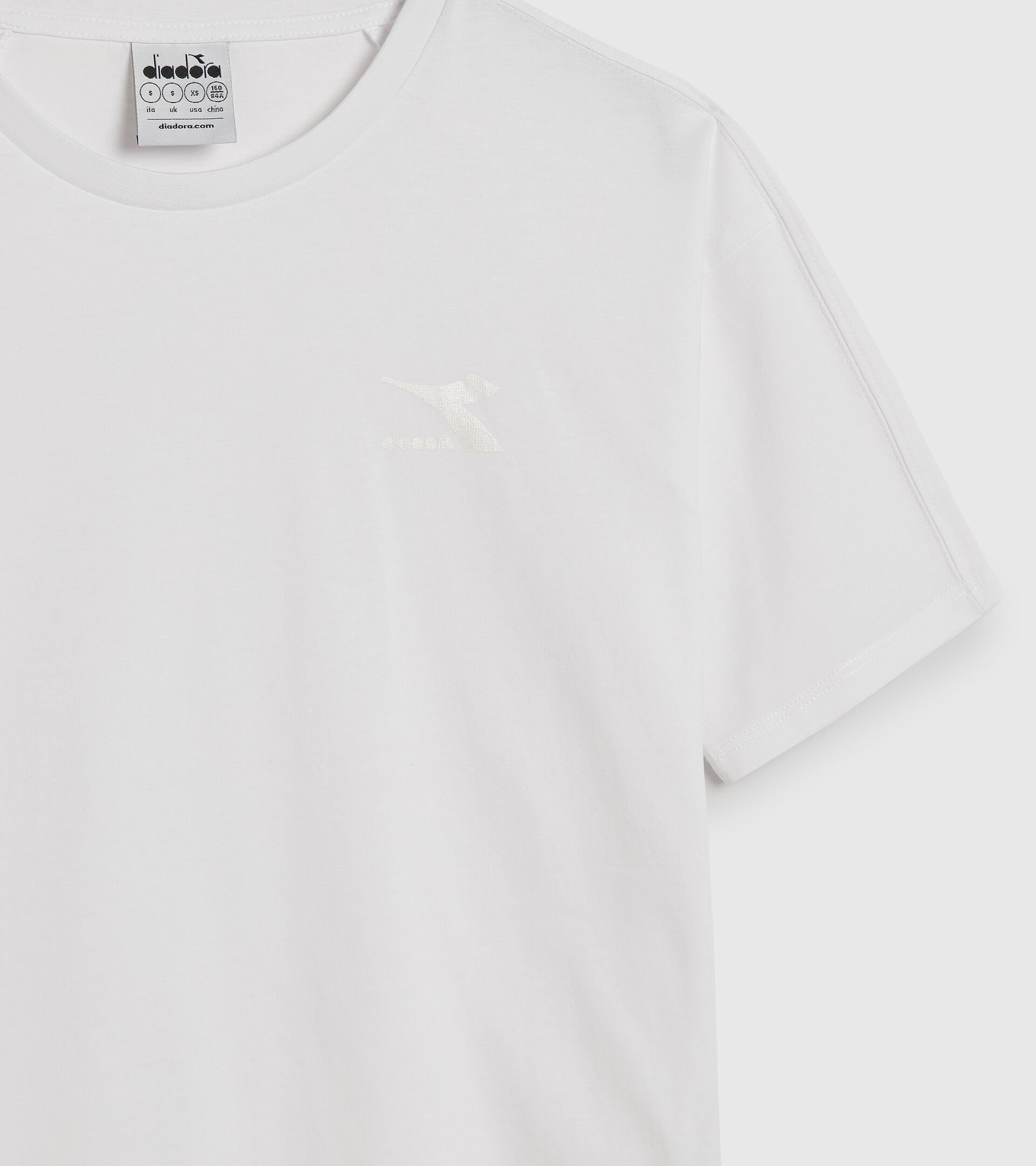 Cotton sports T-shirt - Women L.T-SHIRT SS CHROMIA OPTICAL WHITE - Diadora