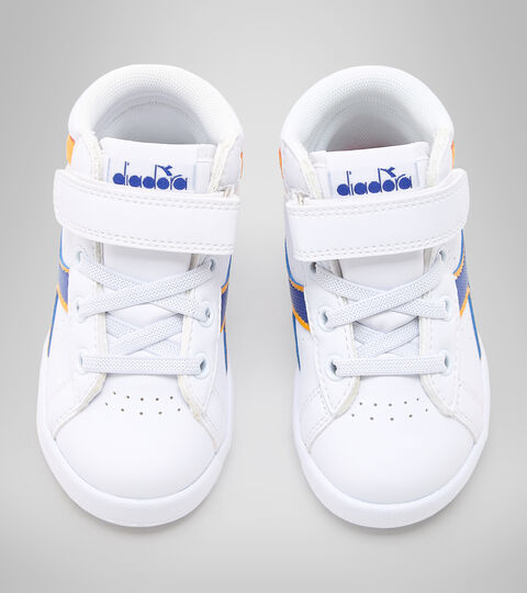 GAME P HIGH TD, WHITE/BLUE QUARTZ Sports shoes - Toddlers 1-4 years GAME P HIGH TD WHITE/BLUE QUARTZ - Diadora