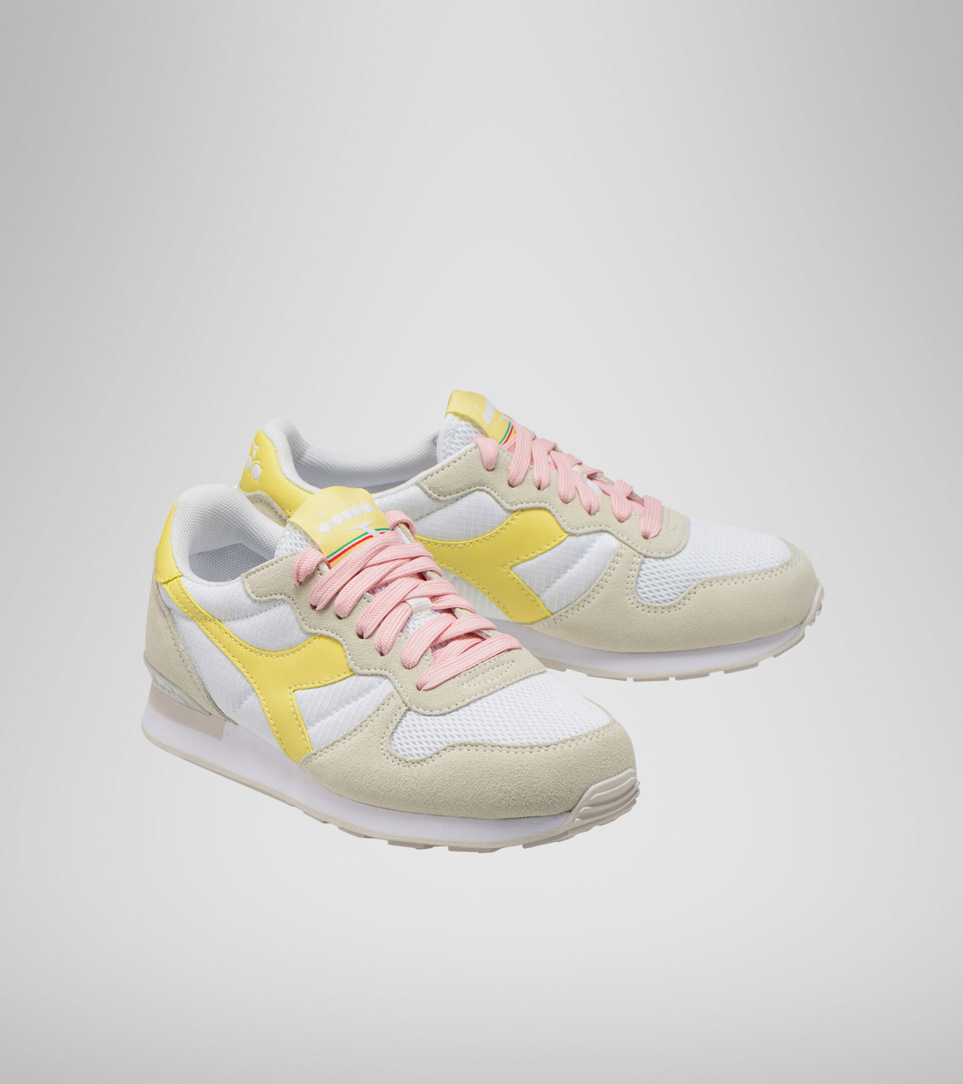 Footwear Sportswear DONNA CAMARO WN WHITE/POPCORN Diadora