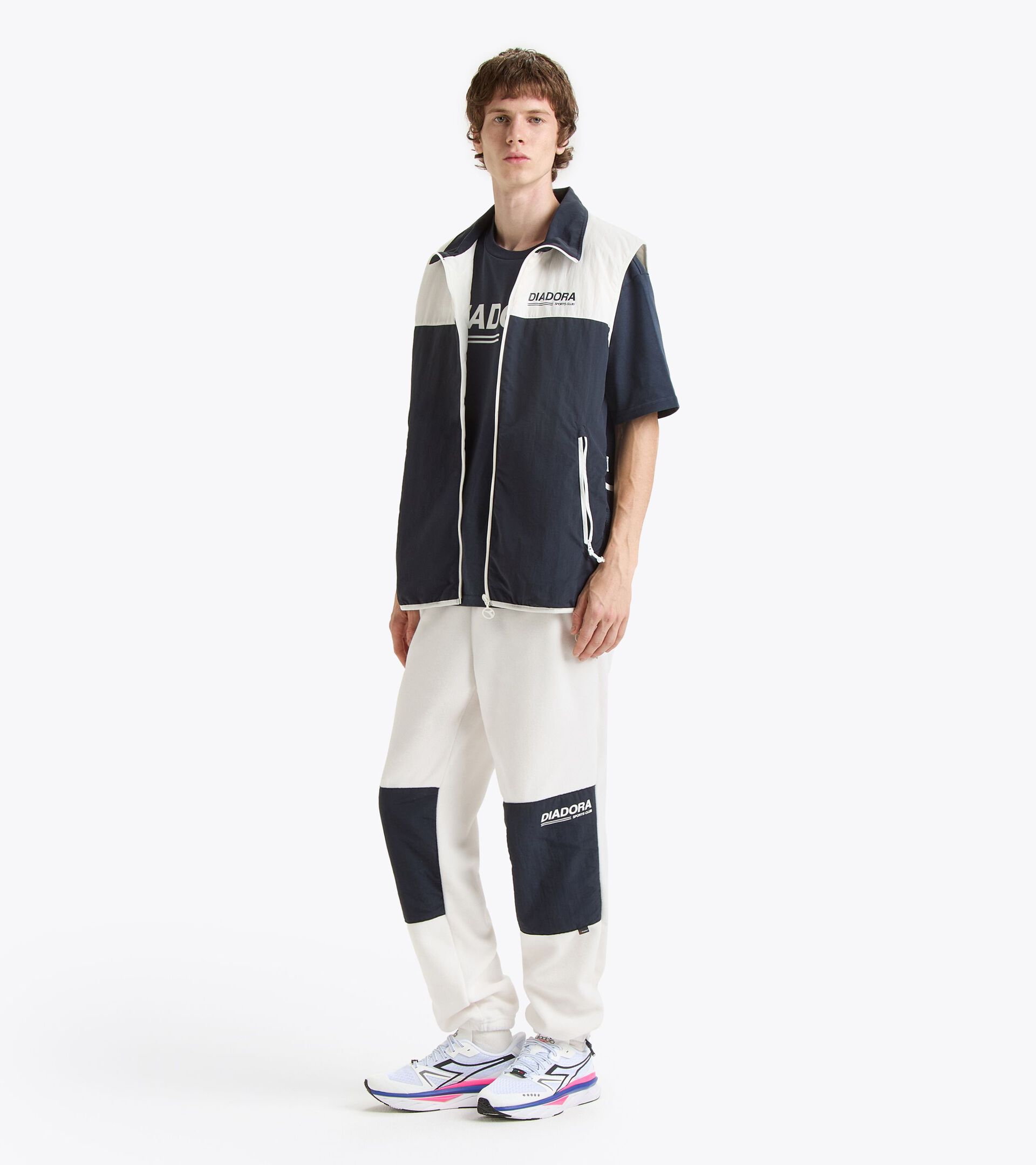 Pantalones deportivos Legacy - Made in Italy - Para todos los géneros
 PANTS SHERPA LEGACY ALYSSUM BLANCO - Diadora