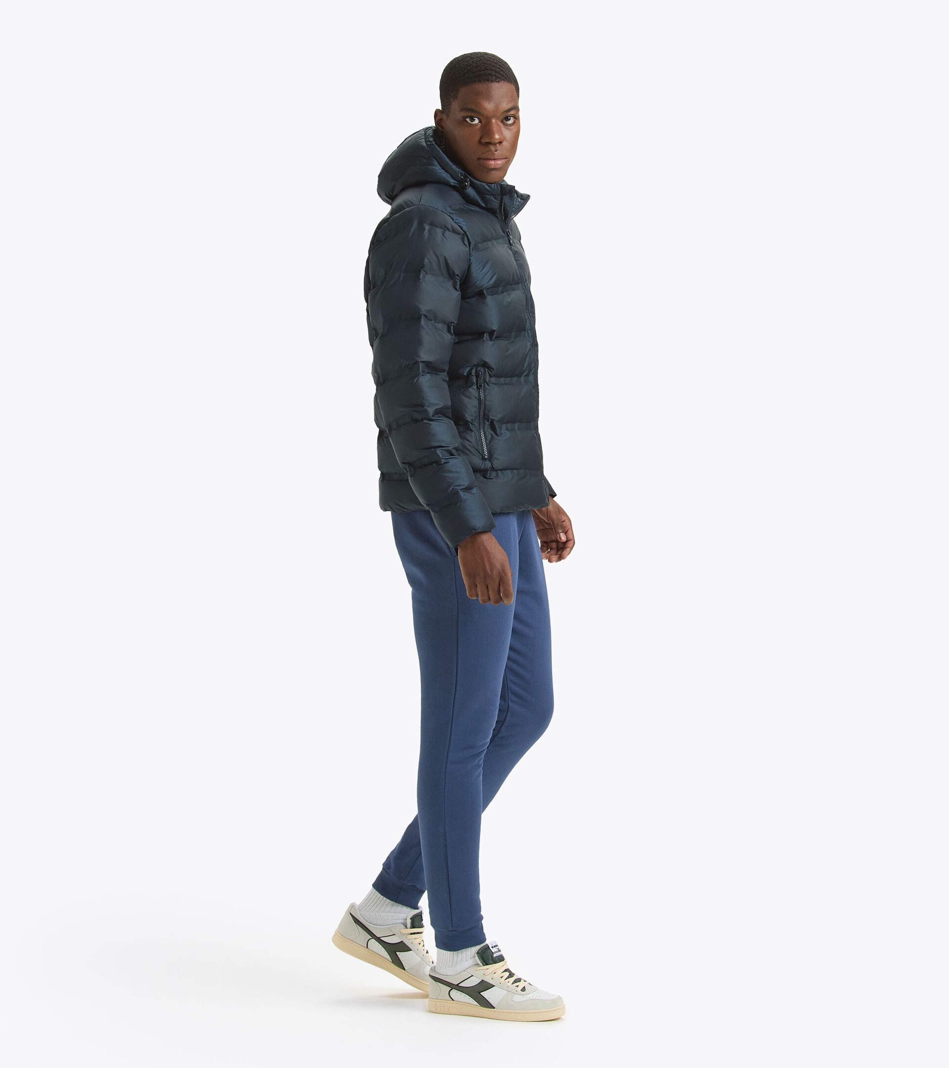Giacca imbottita - Uomo HOODIE INSULATED JACKET BLU - Diadora