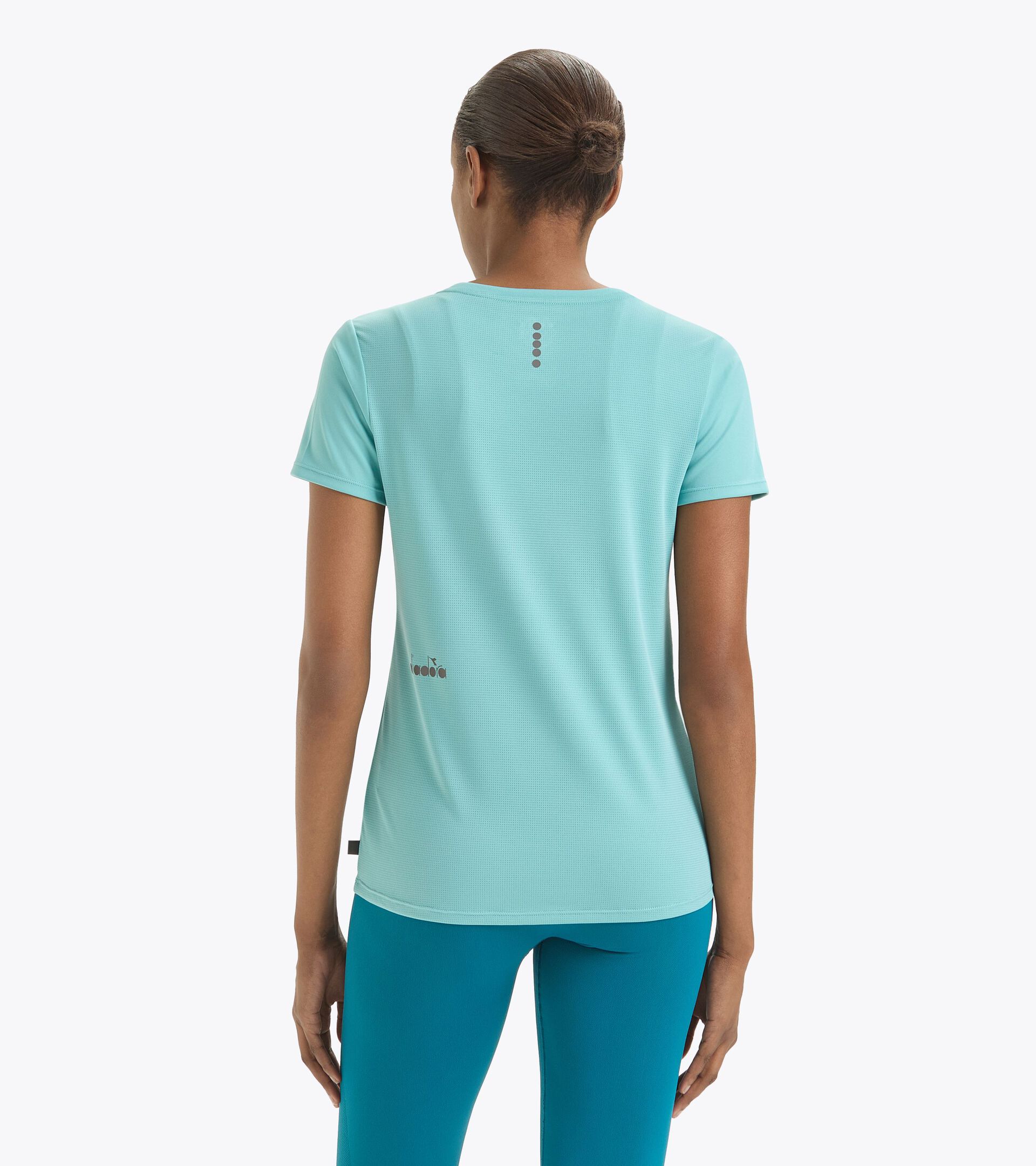 Sports t-shirt - Women L. SS T-SHIRT RUN DUSTY TURQUOISE - Diadora