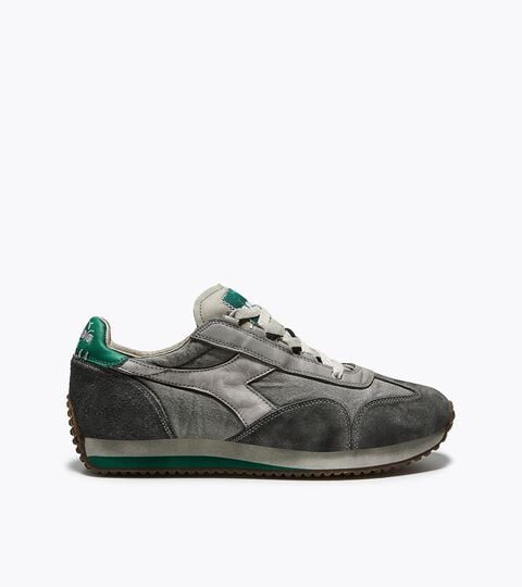 Low-profile Heritage sneaker - All-gender EQUIPE DIRTY SW EVO CRYSTAL GREY - Diadora