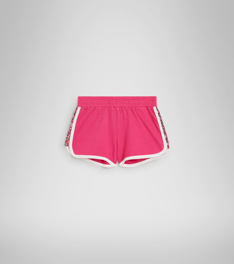 JG.SHORT BLOSSOM, SHOCKING PINK Cotton sports shorts - Girls JG.SHORT BLOSSOM SHOCKING PINK - Diadora