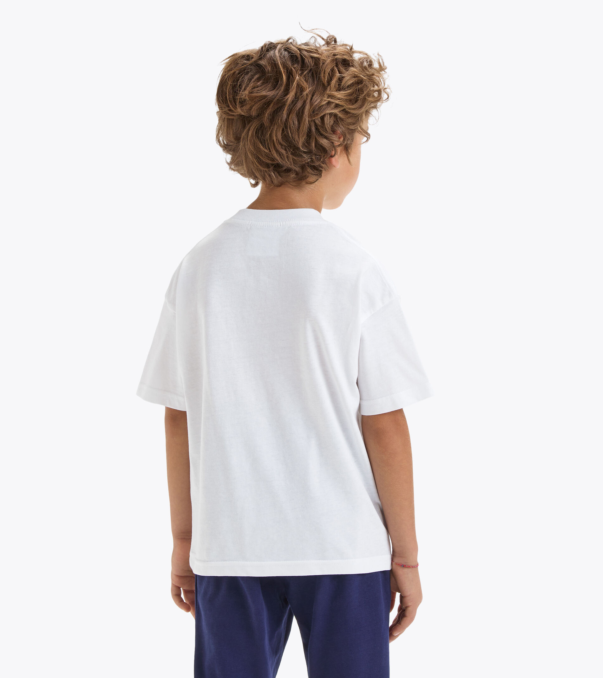 Sports T-shirt - Kids JU.T-SHIRT SS BL OPTICAL WHITE - Diadora