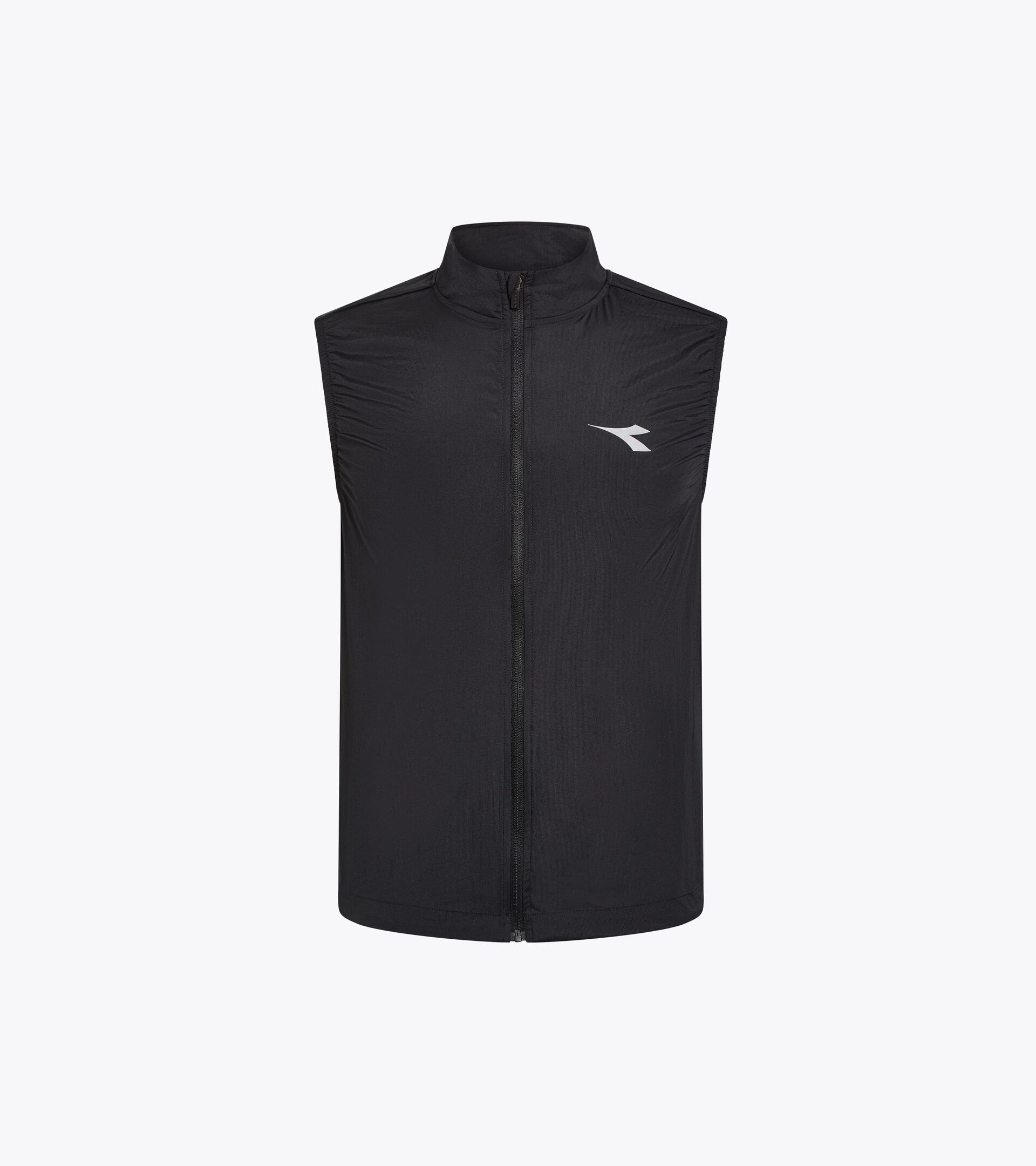 Packable windproof running vest  - Men’s PACKABLE VEST BLACK - Diadora