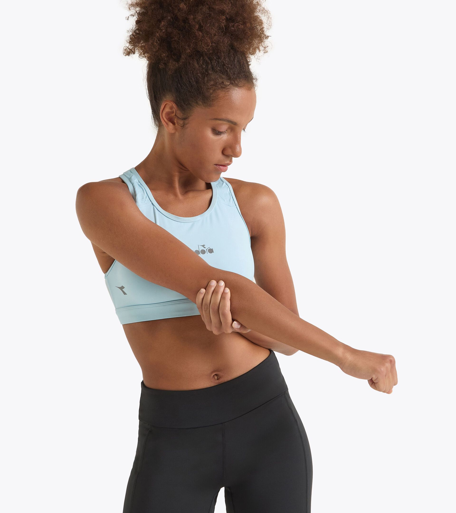 Medium support bra - Women L. MEDIUM BRA CORYDALIS BLUE - Diadora