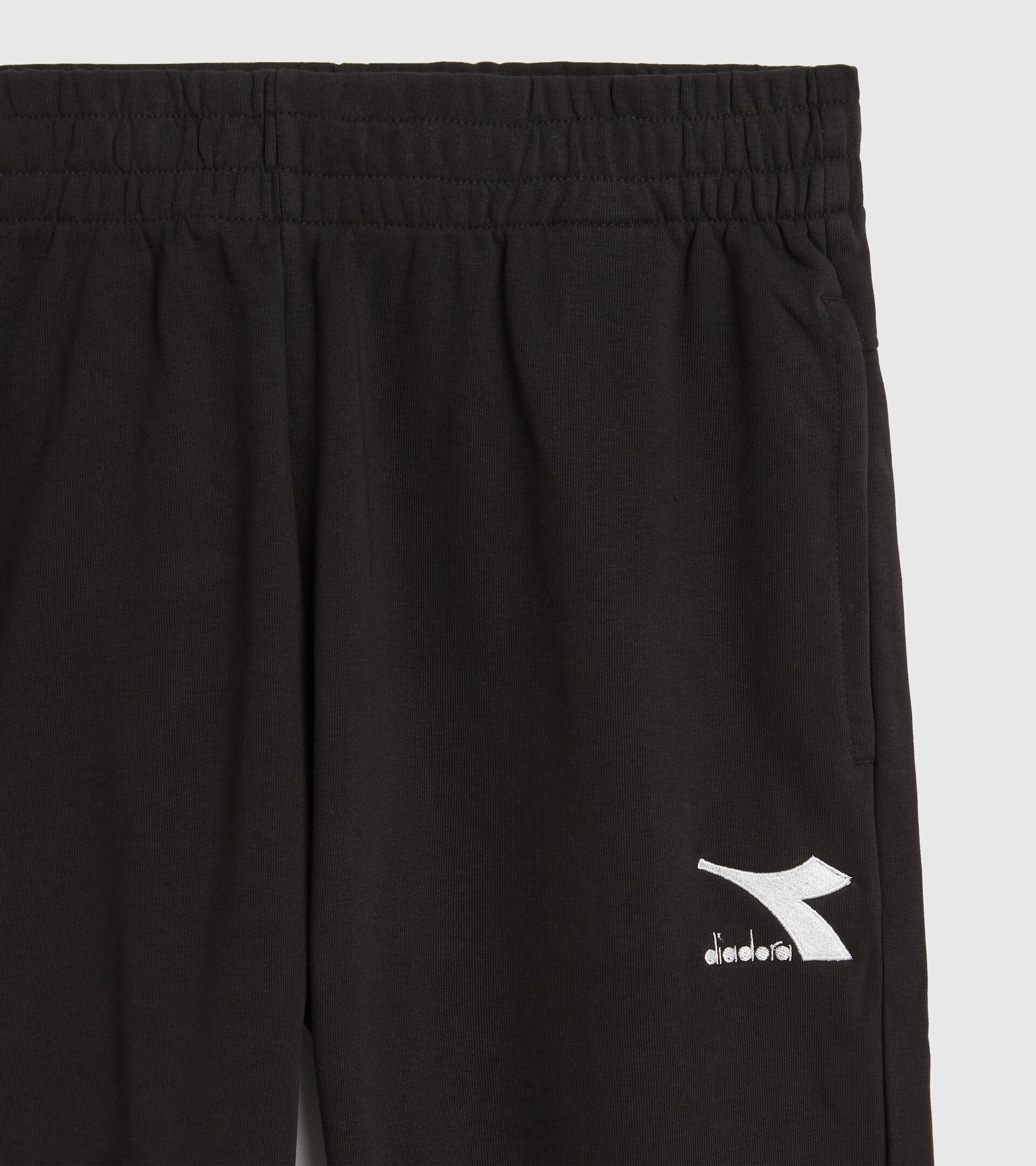 Cotton terrycloth sports trousers - Men PANT CUFF CORE BLACK - Diadora
