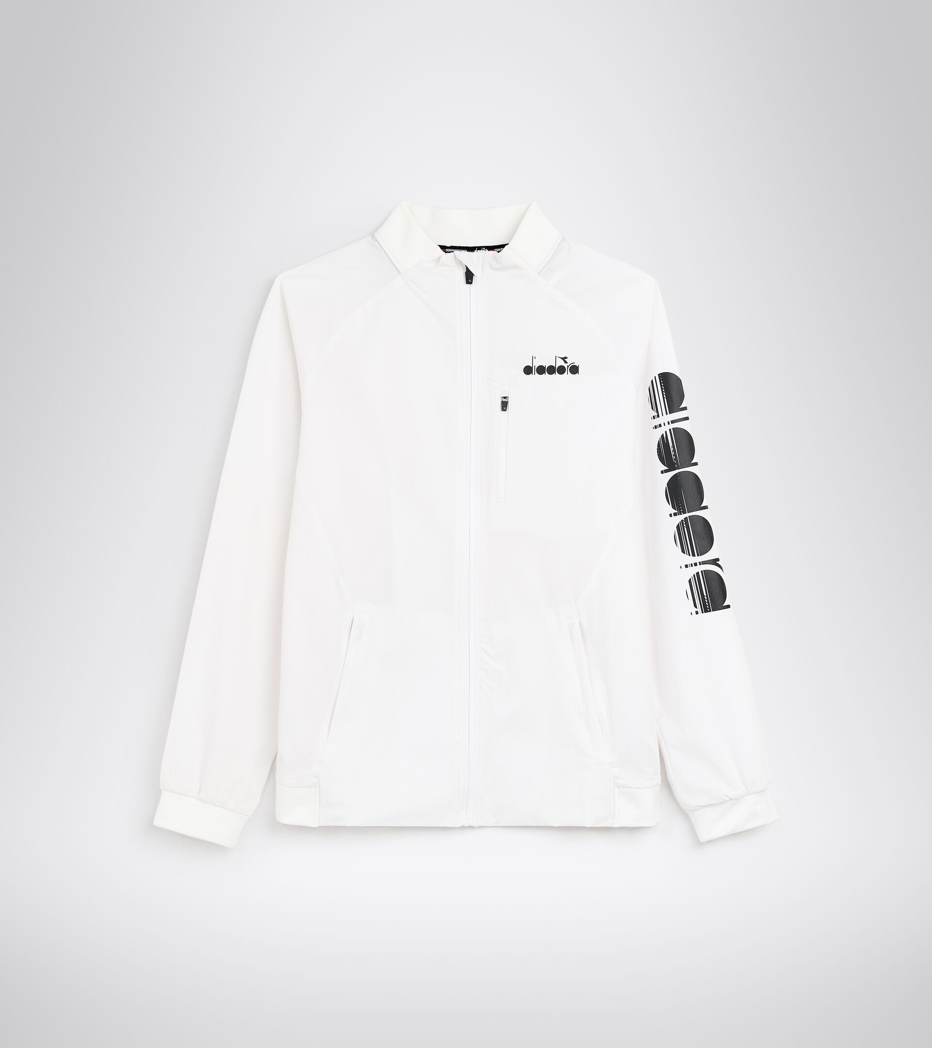 Tennis-Jacke Full Zip - Herren FZ JACKET STRAHLEND WEISSE - Diadora