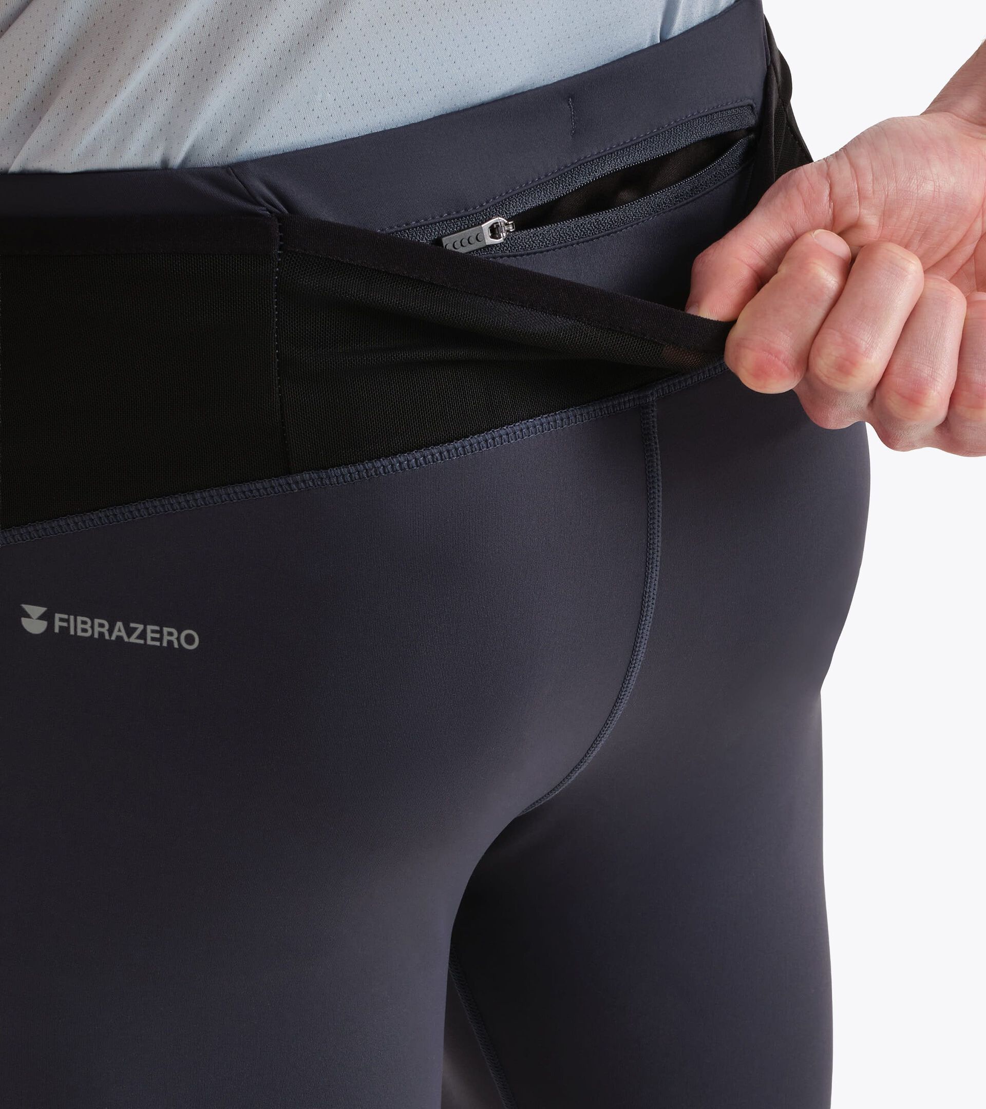 Short legging FIBRAZERO - Running - Homme
 SHORT TIGHTS SUPER LIGHT FIBRAZERO BLEU MARINE MINUIT - Diadora