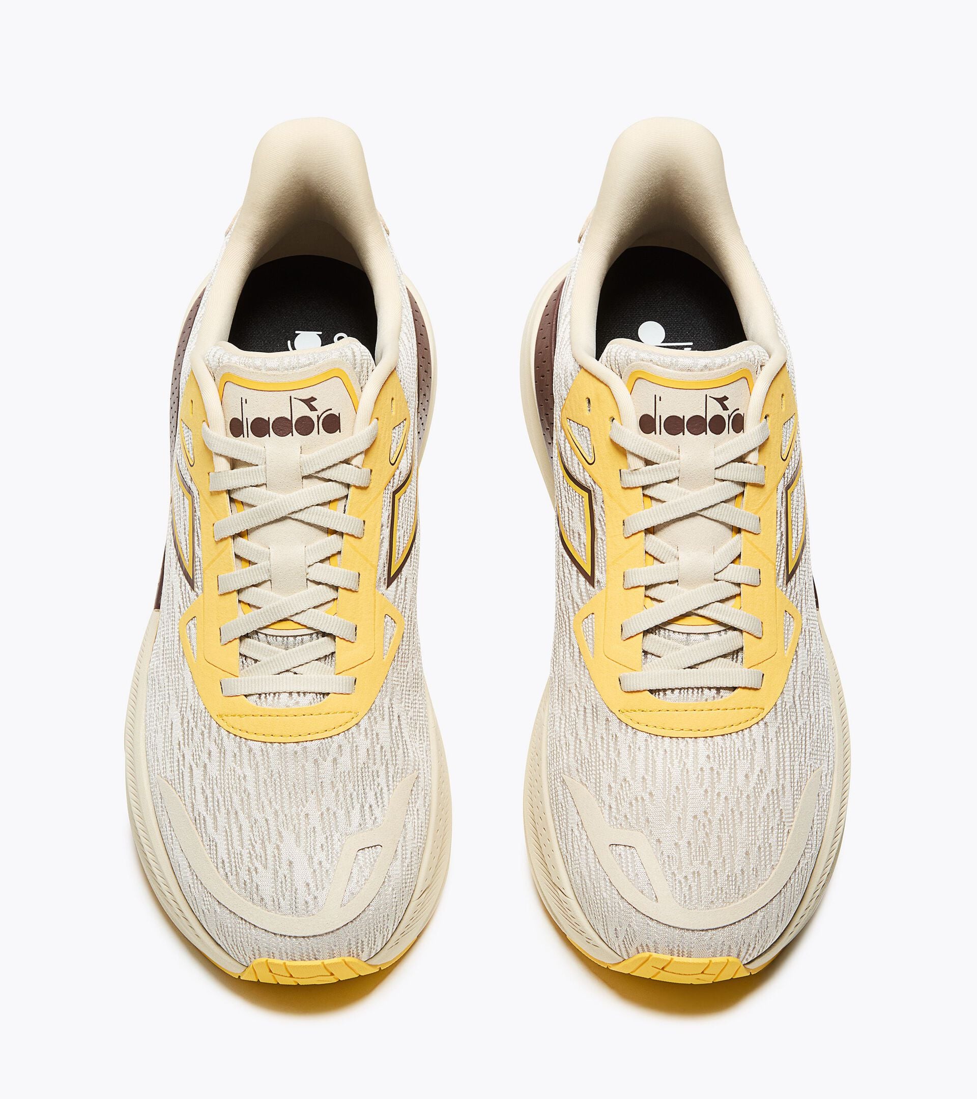 Running shoe - Comfort and stability - Men's NUCLEO 2 ALMOND MILK  /DAFFODIL - Diadora