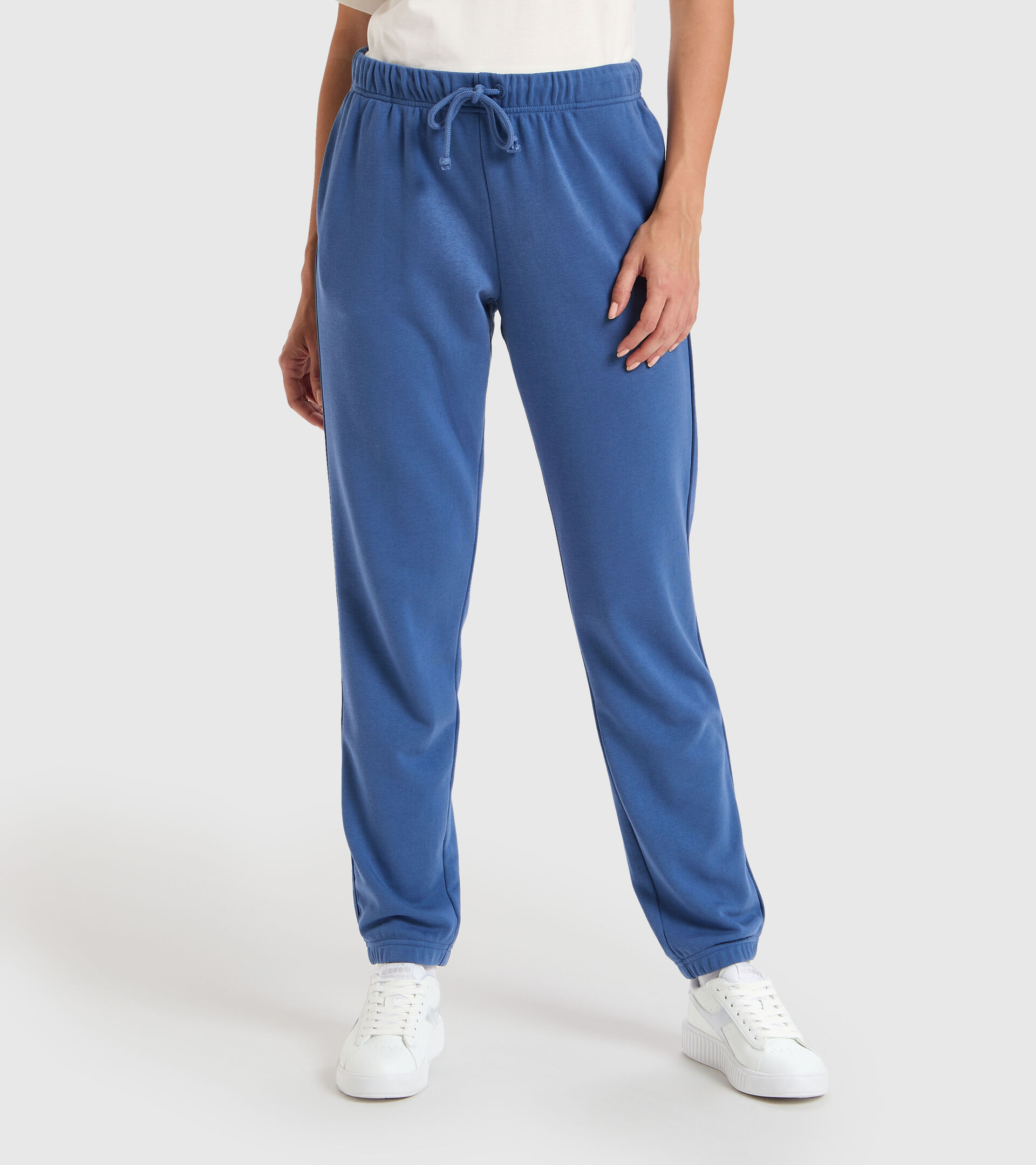 Sports trousers - Women L.PANTS CUFF CORE BIJOU BLUE - Diadora