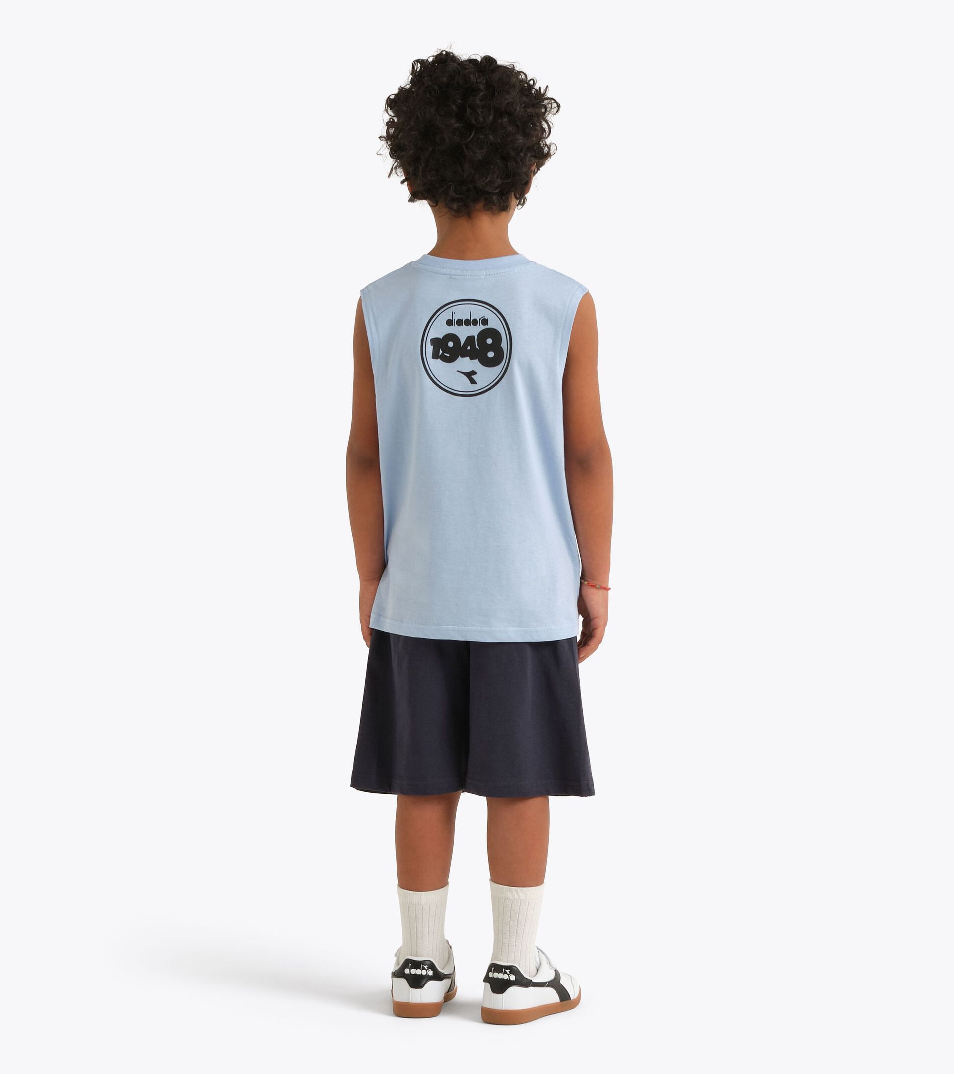 Sports set - Tank top and shorts - Boys
 JB. SET ESS. SPORTS SL SKYWAY BLUE - Diadora