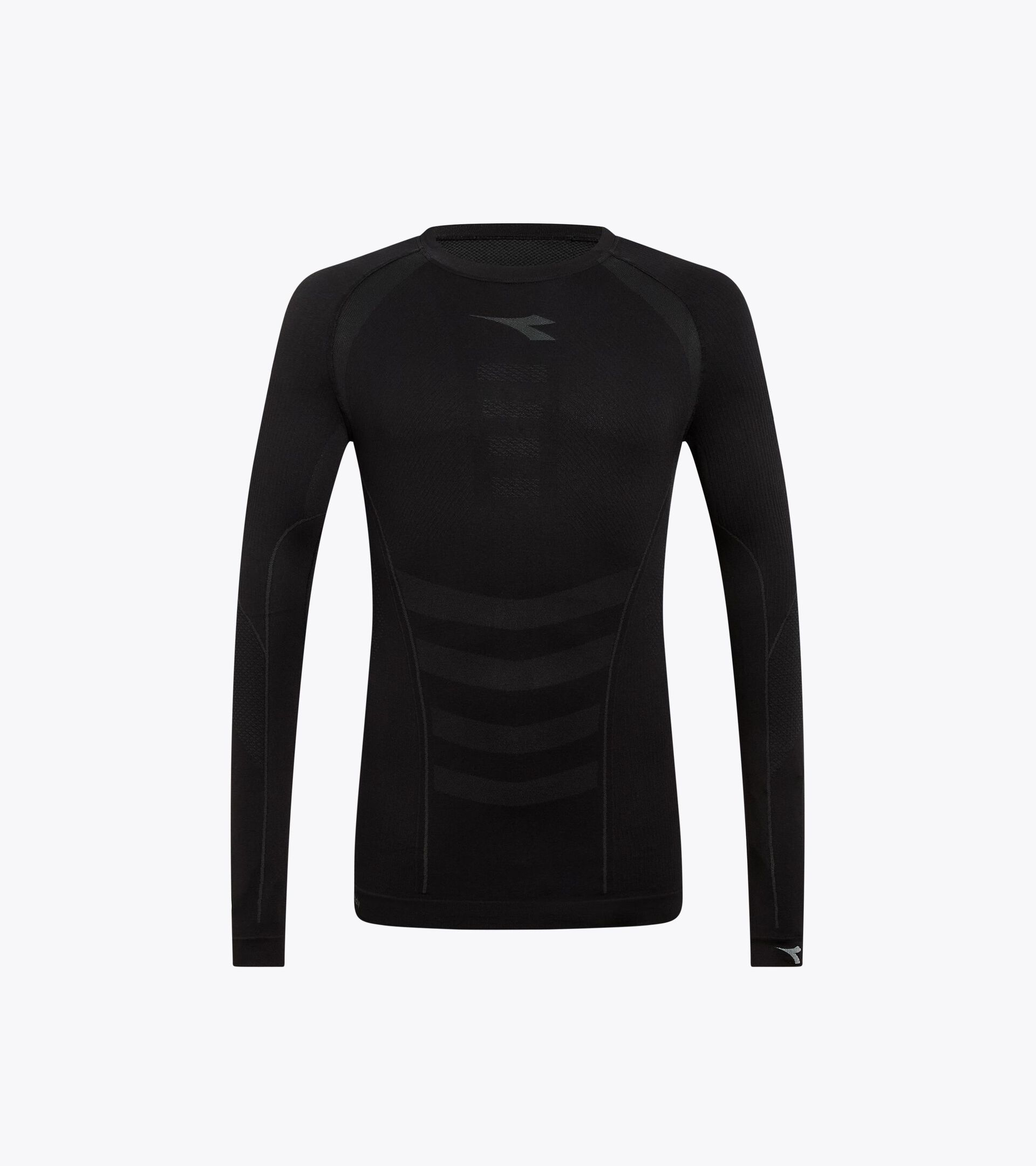 T-shirt technique Made in Italy à manches longues§Running§Homme LS T-SHIRT STRATOZERO NOIR - Diadora