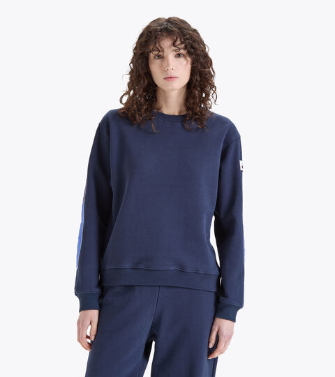 Made in Italy sweatshirt 2030 - Women L. SWEATSHIRT CREW 2030 BLUE CORSAIR - Diadora